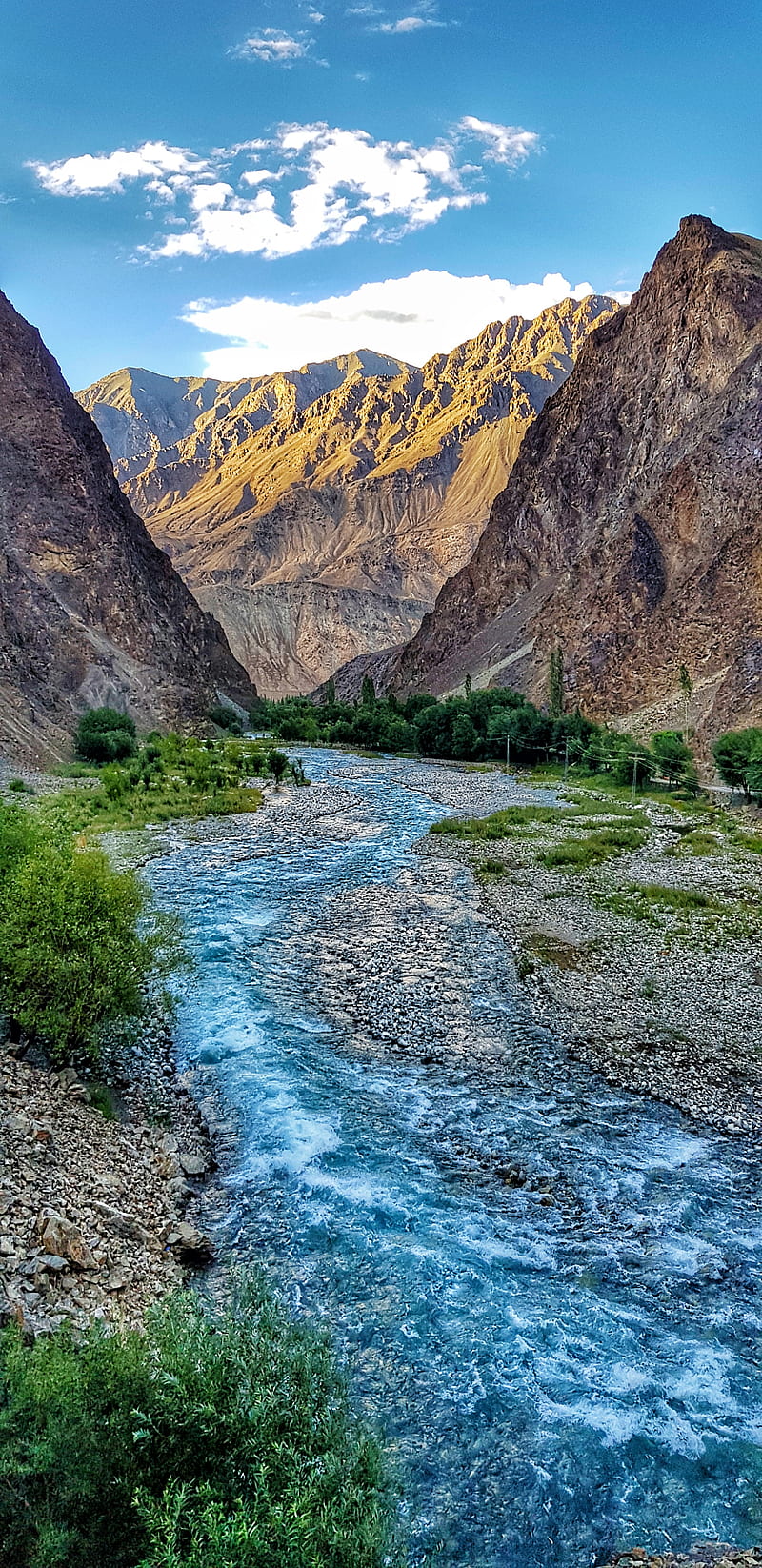 800x1646 Mountain Heaven, bmw, carros, pakistan, river, scenery, skardu, HD phone wallpaper