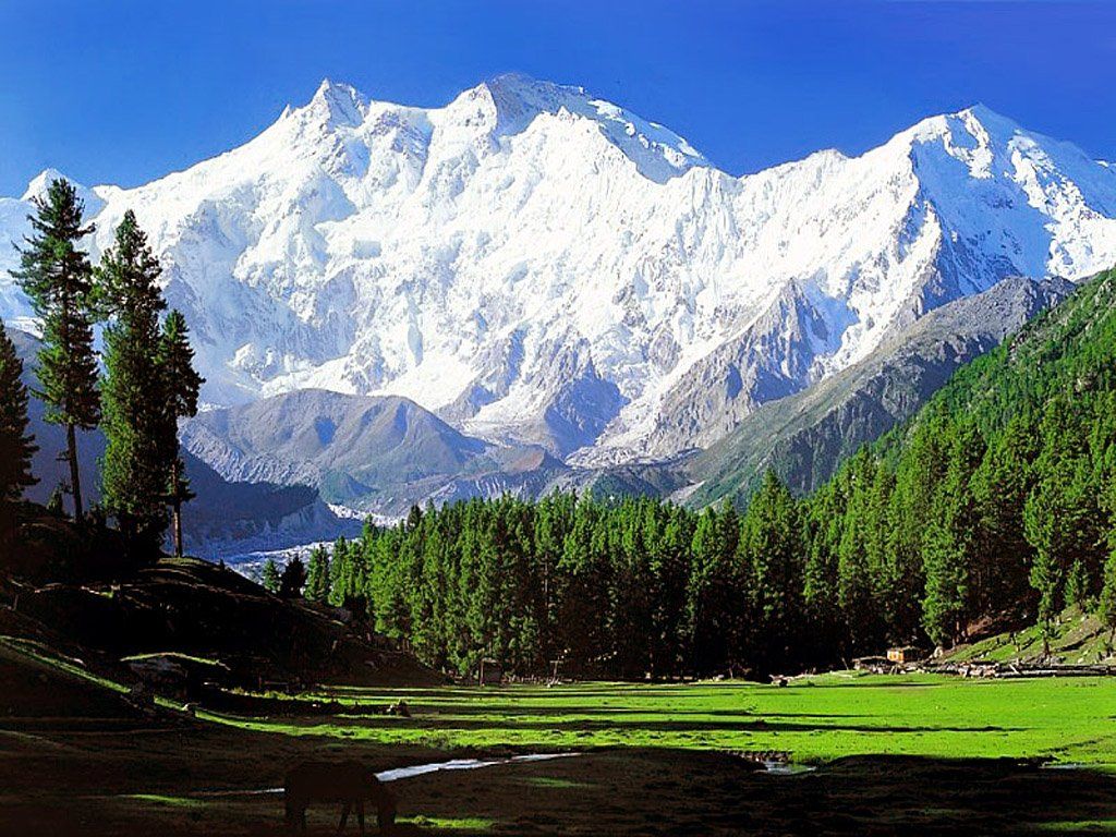 1024x768 Pakistan Mountains Wallpaper