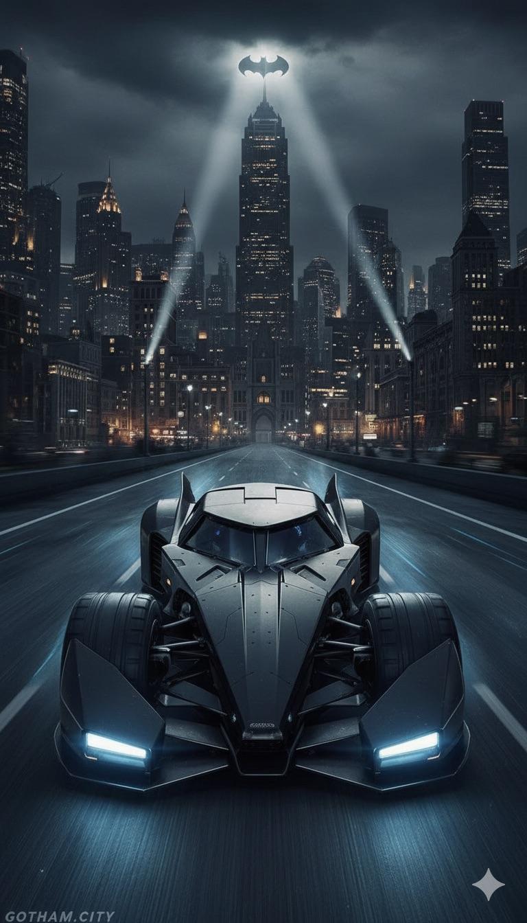 768x1344 My new iOS Batman wallpaper