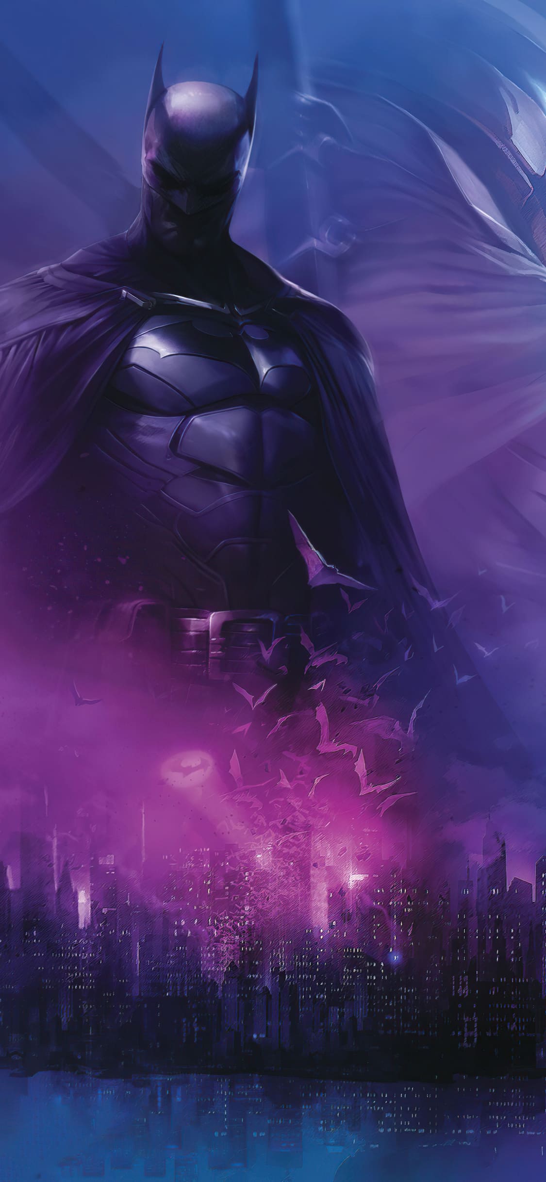 1125x2436 iPhone 4k Batman Wallpaper