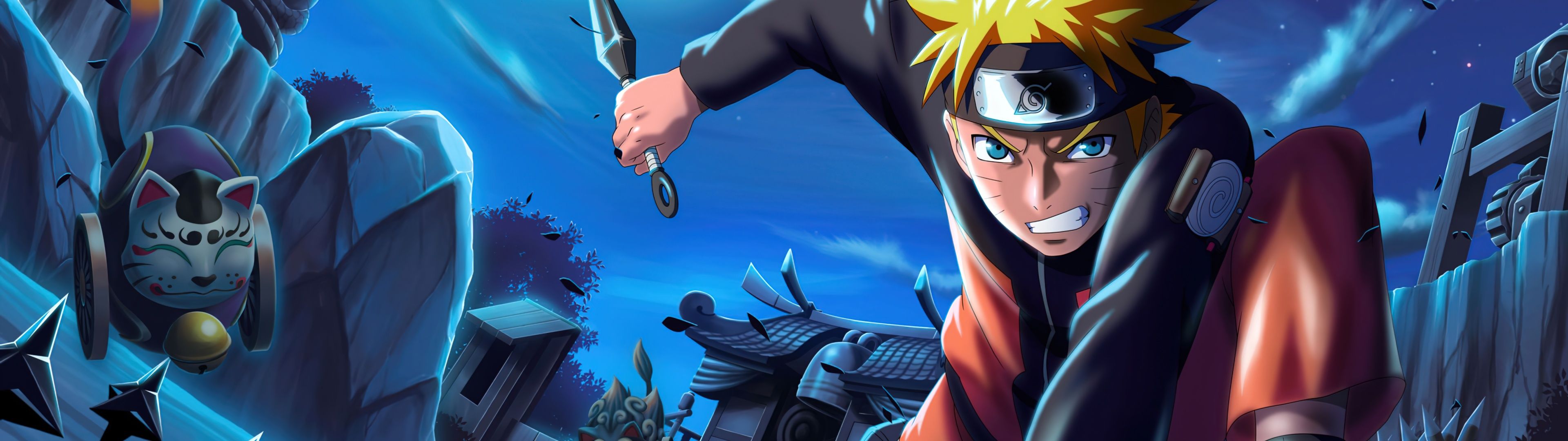 3840x1080 Naruto Uzumaki Wallpaper 4K, Action, Power