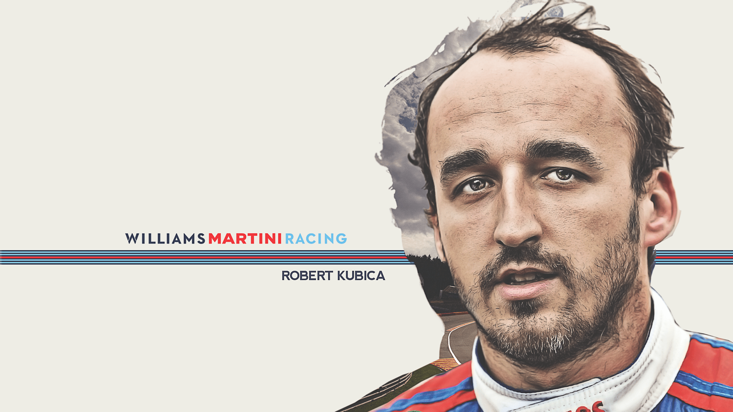 2560x1440 It was great seeing him out there again, so I made a Kubica wallpaper