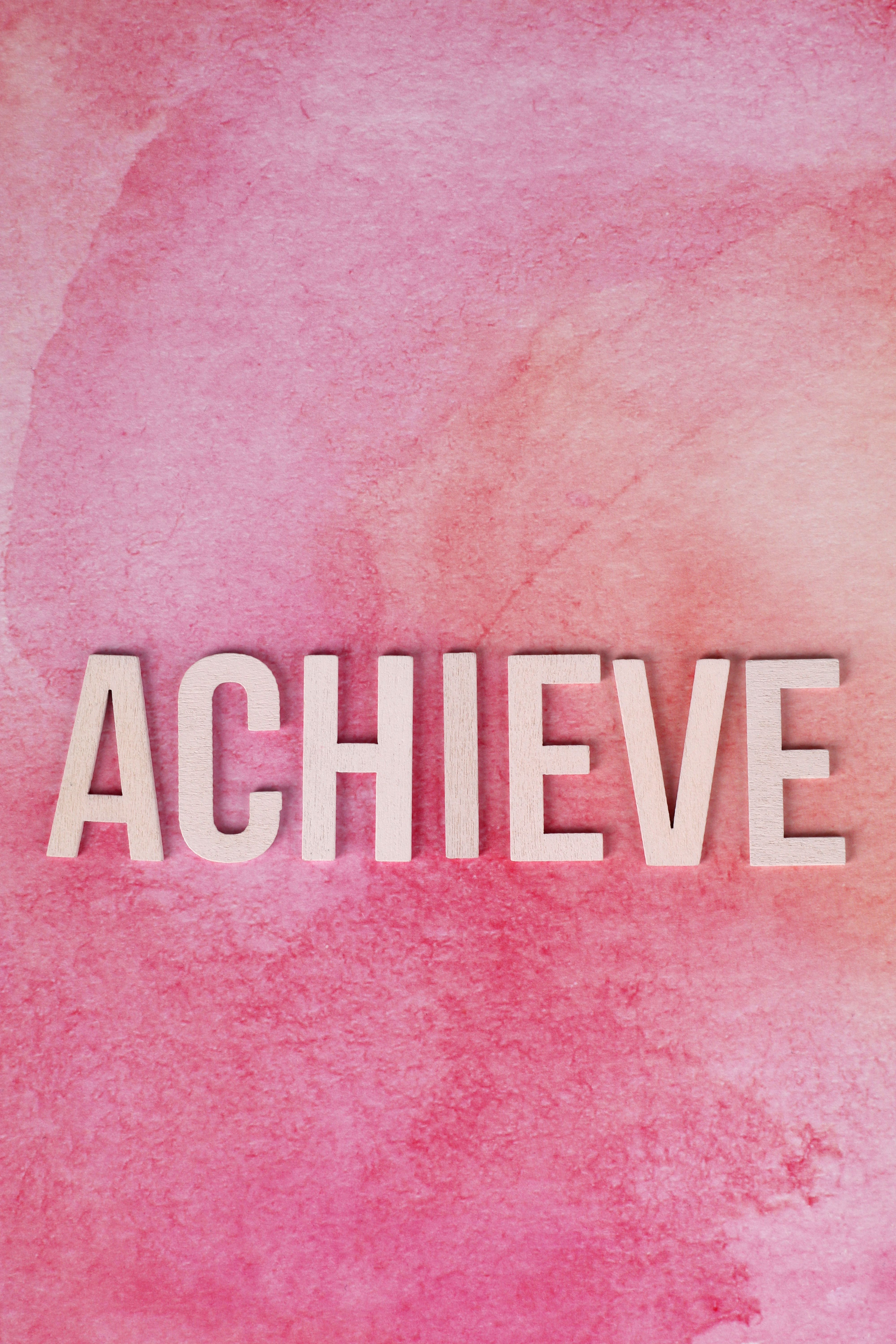 4000x6000 Inspirational Word Balance on Pink Background · Free