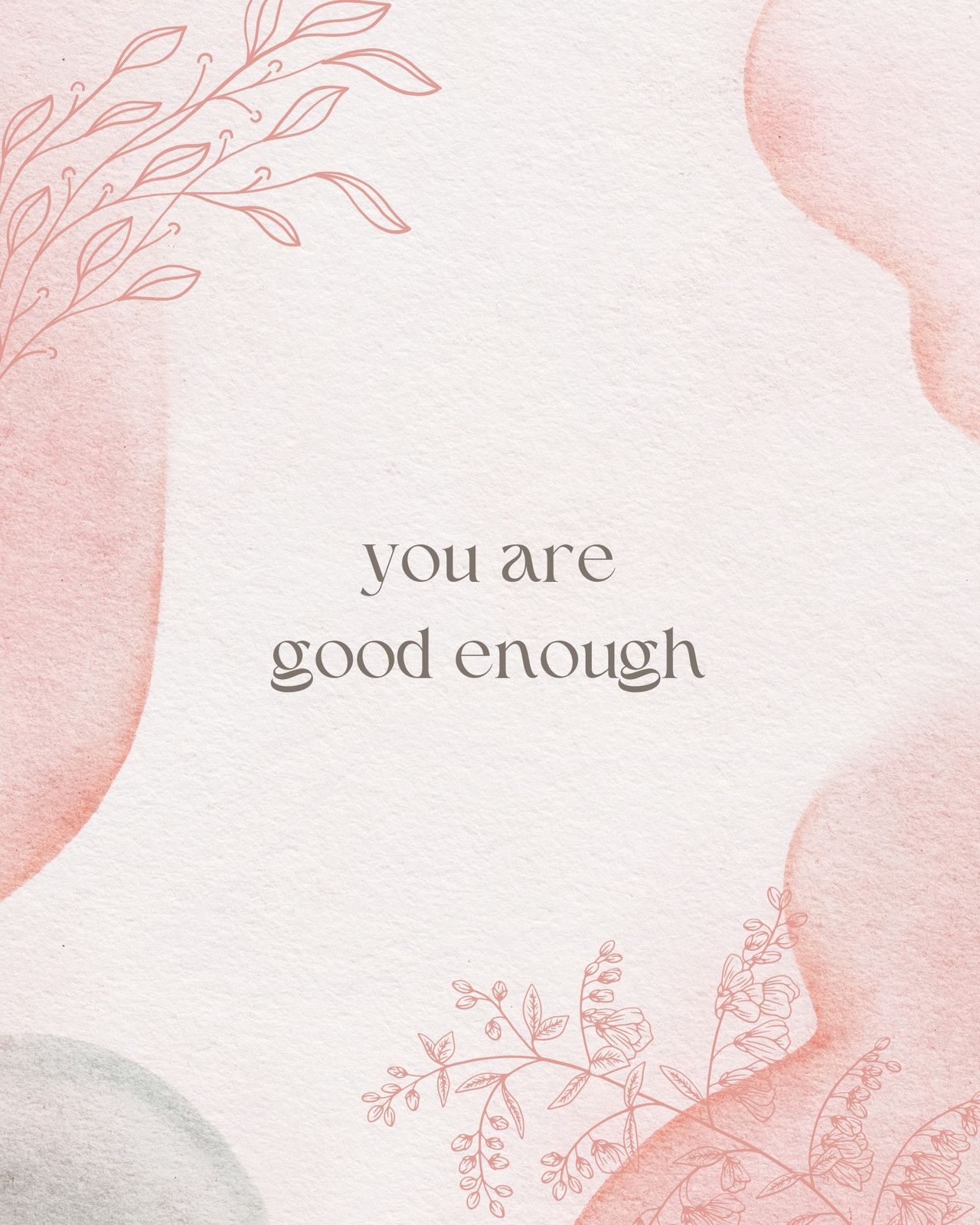 1280x1600 Free and customizable pink watercolor templates
