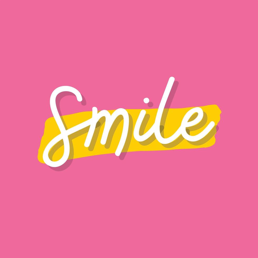 980x980 Positive word on pink background