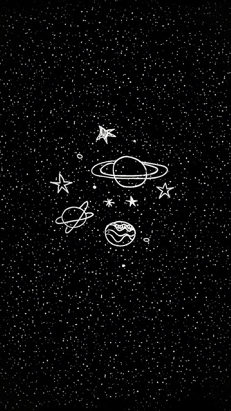 800x1422 Space, black aesthetic, space, HD phone wallpaper