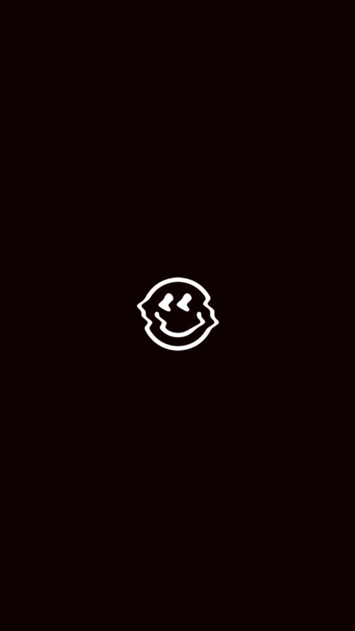 1242x2208 Black Aesthetic Simple Wallpaper