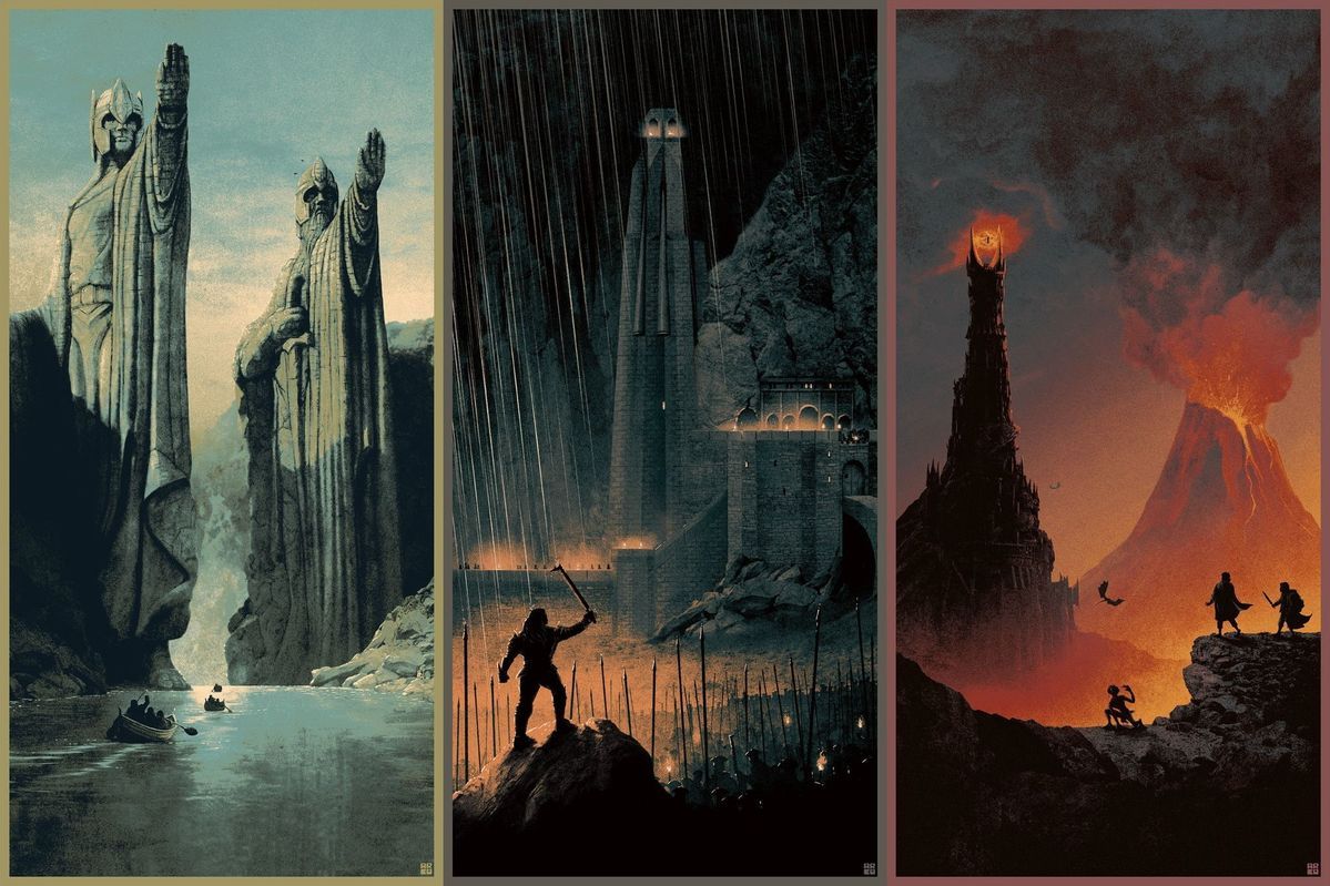 1199x799 Beautiful LORD OF THE RINGS Trilogy Art by Matt Ferguson. Lord of the rings vertical, The lord of the rings, Fantasy art