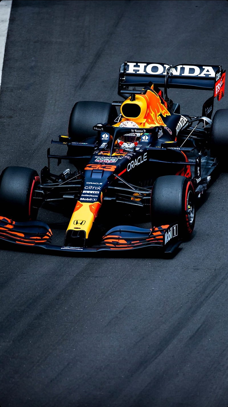 800x1427 Max Verstappen, car, formule, red bull racing, one, black, formula, honda, monaco, HD phone wallpaper