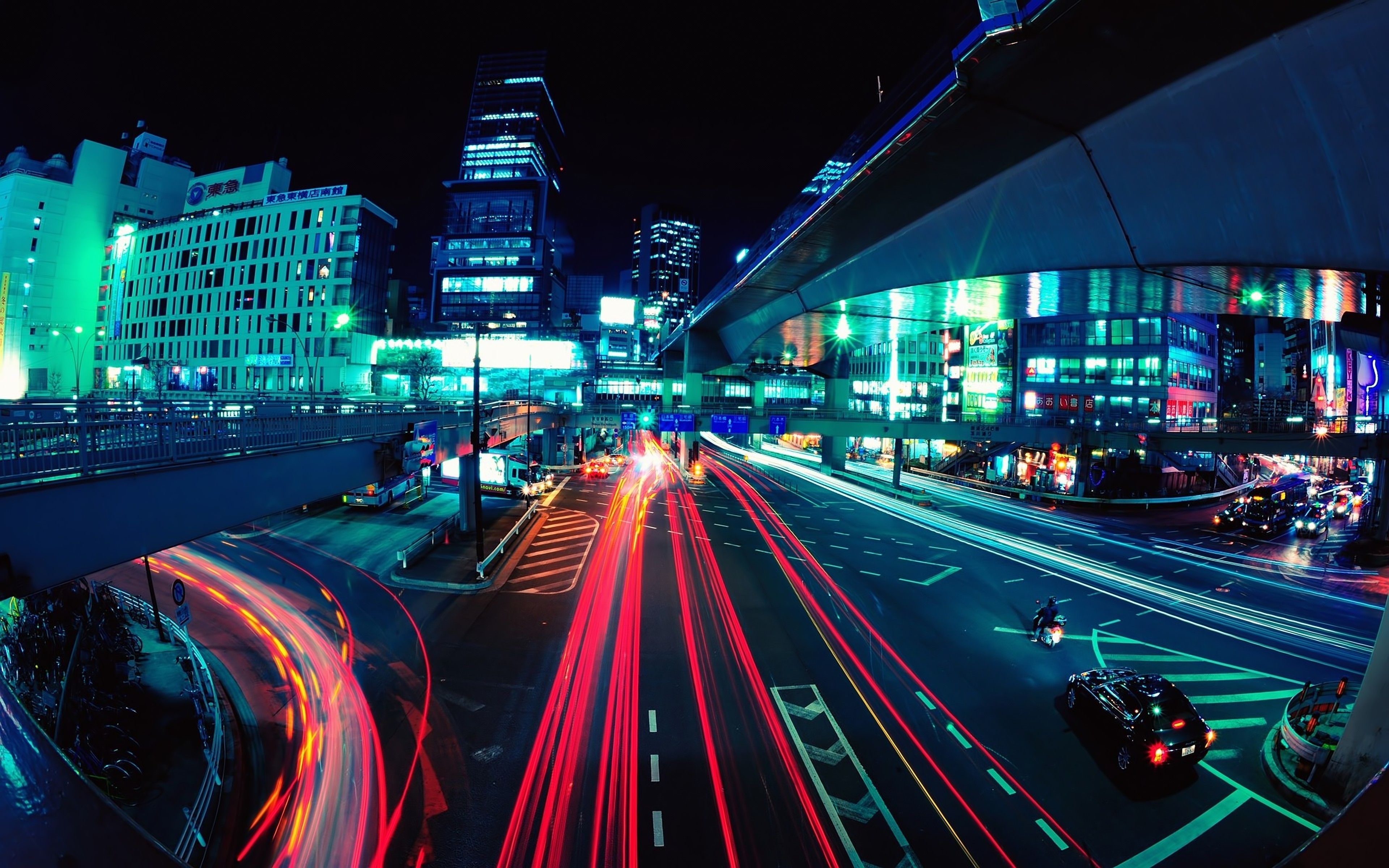 3840x2400 Japan Cityscape At Night Wallpaperx2400