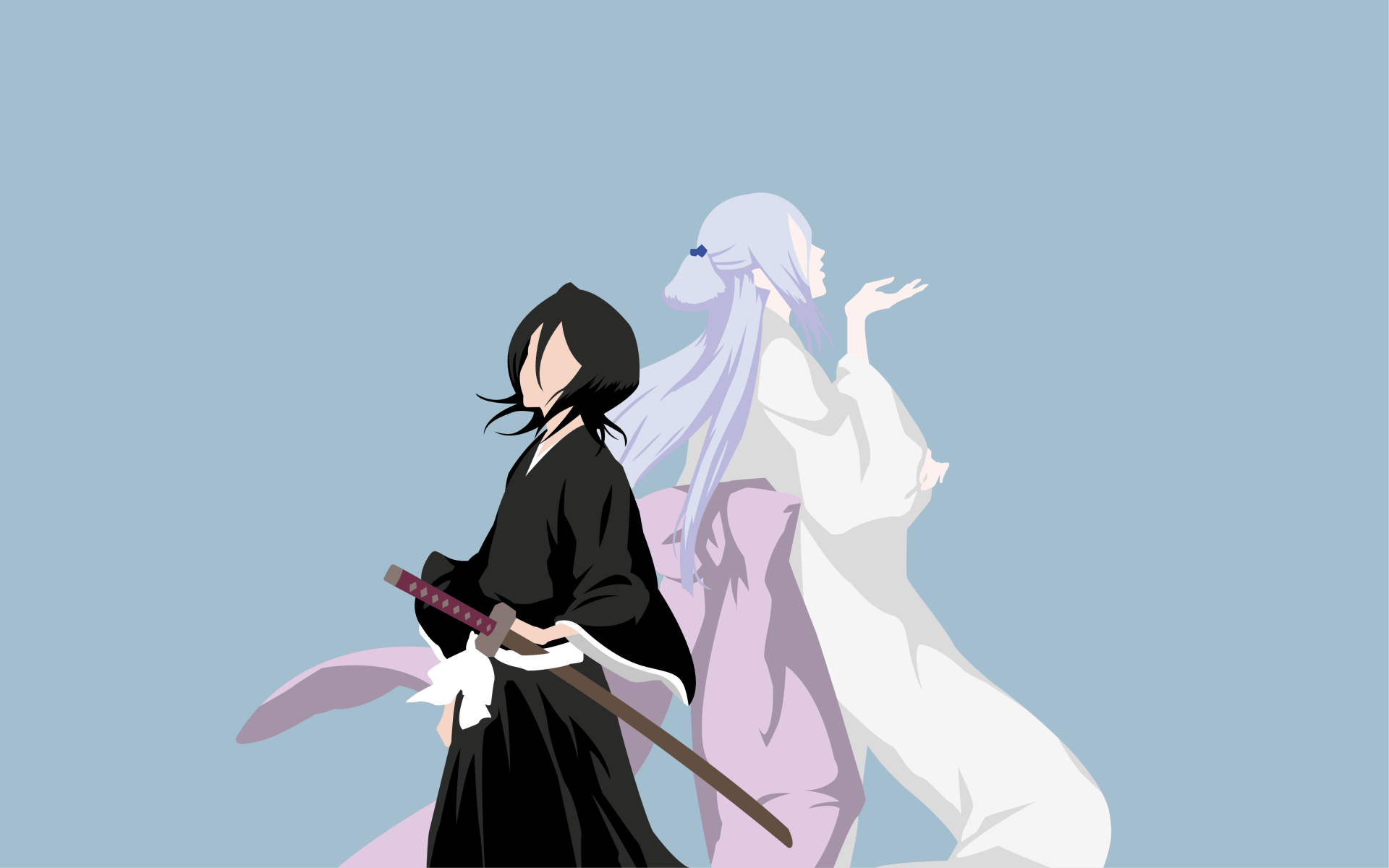 1920x1200 Rukia & Sode no Shirayuki