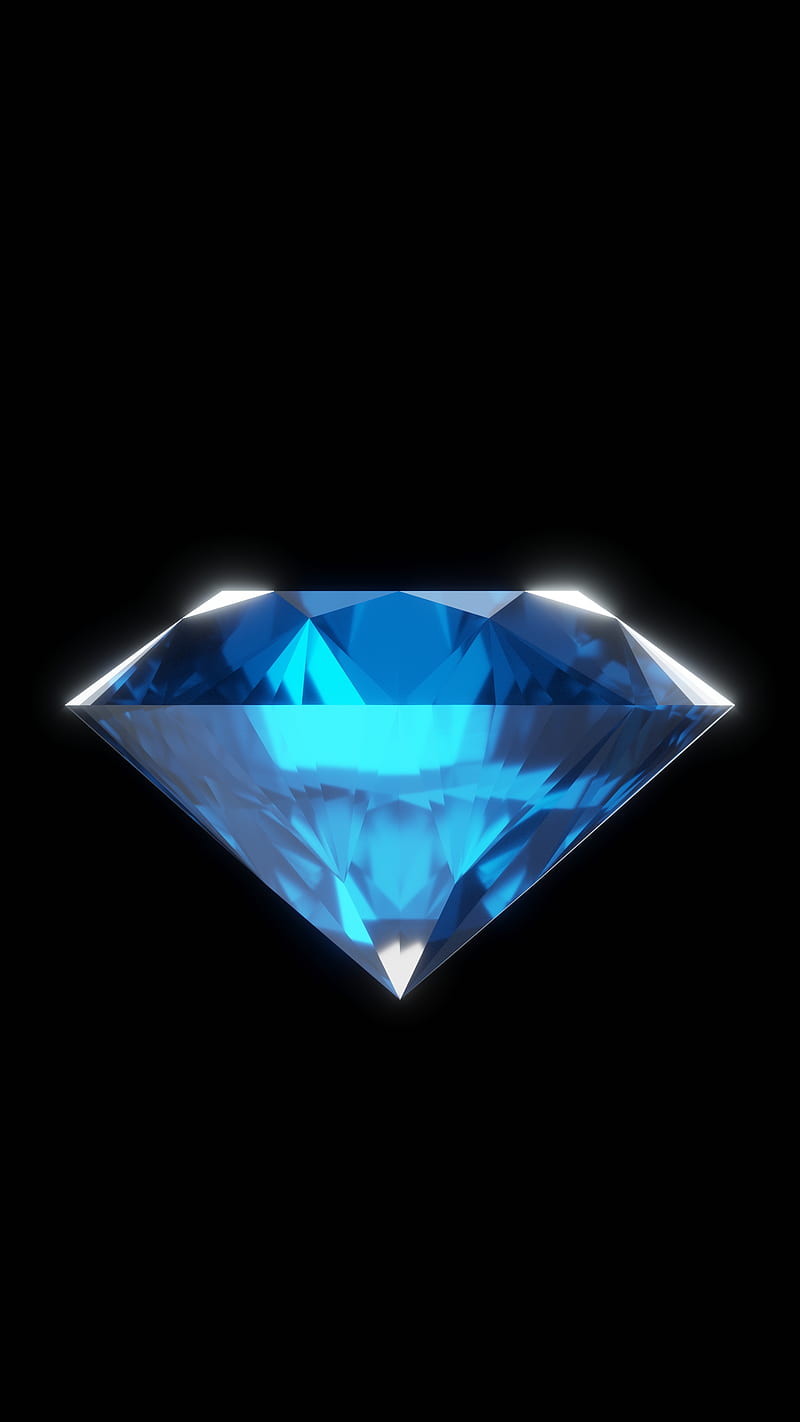 800x1422 Sapphire, blue, diamond, diamonds, gem, gems, gemstones, ultra, HD phone wallpaper