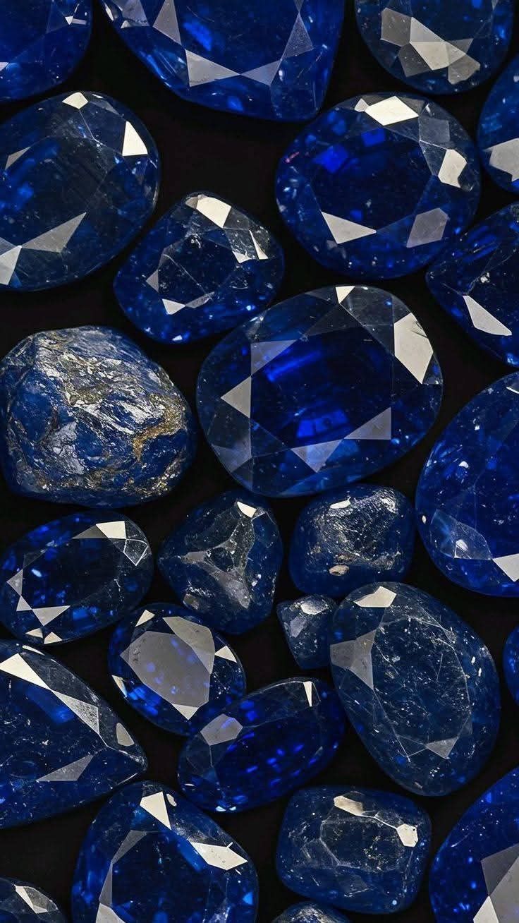 736x1308 Blue stone texture. Blue sapphire aesthetic, Blue sapphire stones, Sapphire background