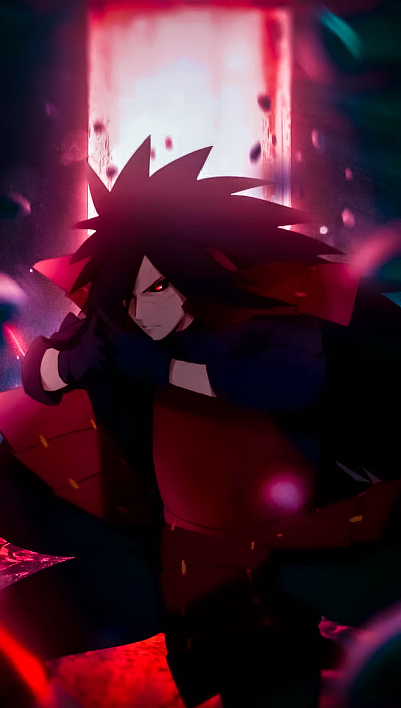 800x1411 Madara uchiha, red, magenta, HD phone wallpaper