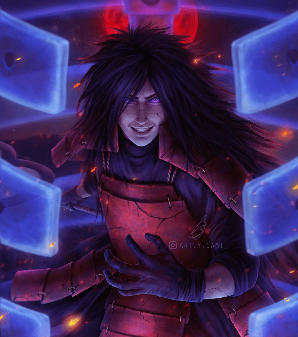 1000x1129 Hey guys! I made this Madara fanart, I hope u enjoeyd!