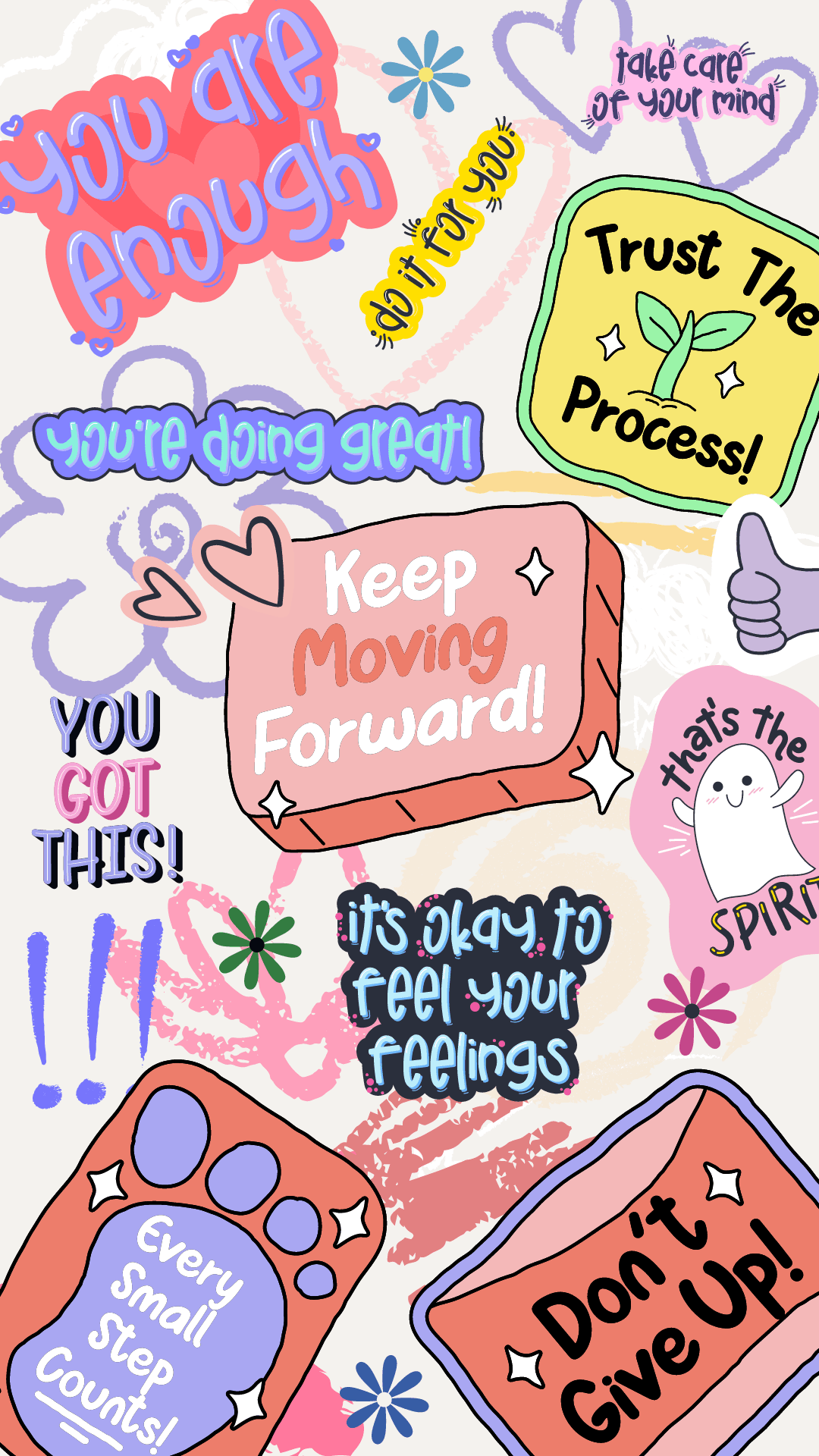 1080x1920 Cute Motivational Wallpaper