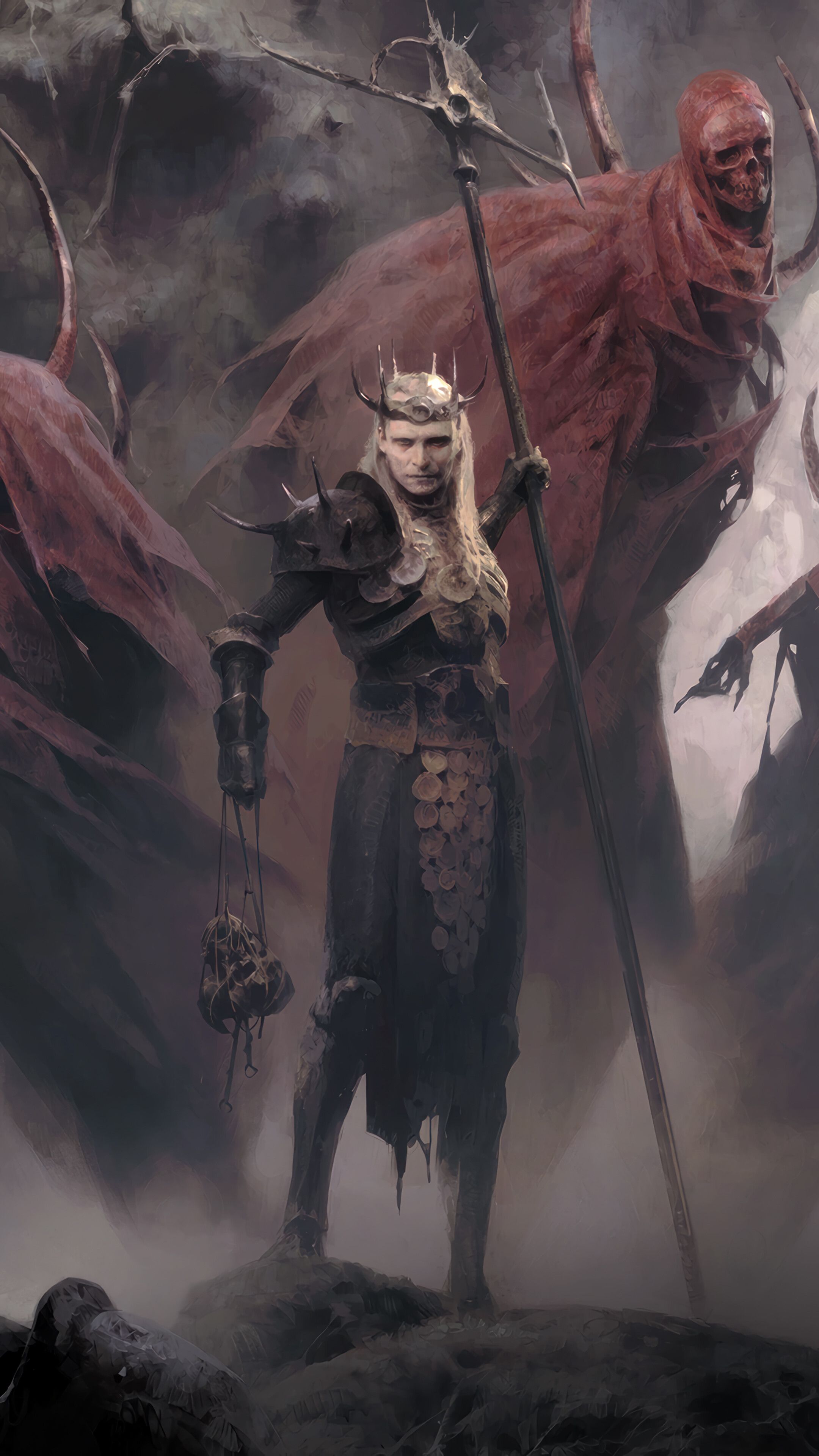 2160x3840 Diablo 4 Necromancer Summon 4K Wallpaper iPhone HD Phone k
