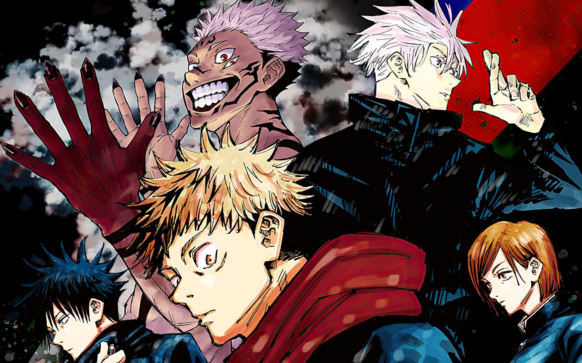 1920x1200 Anime Jujutsu Kaisen Widescreen Wallpaper 105630
