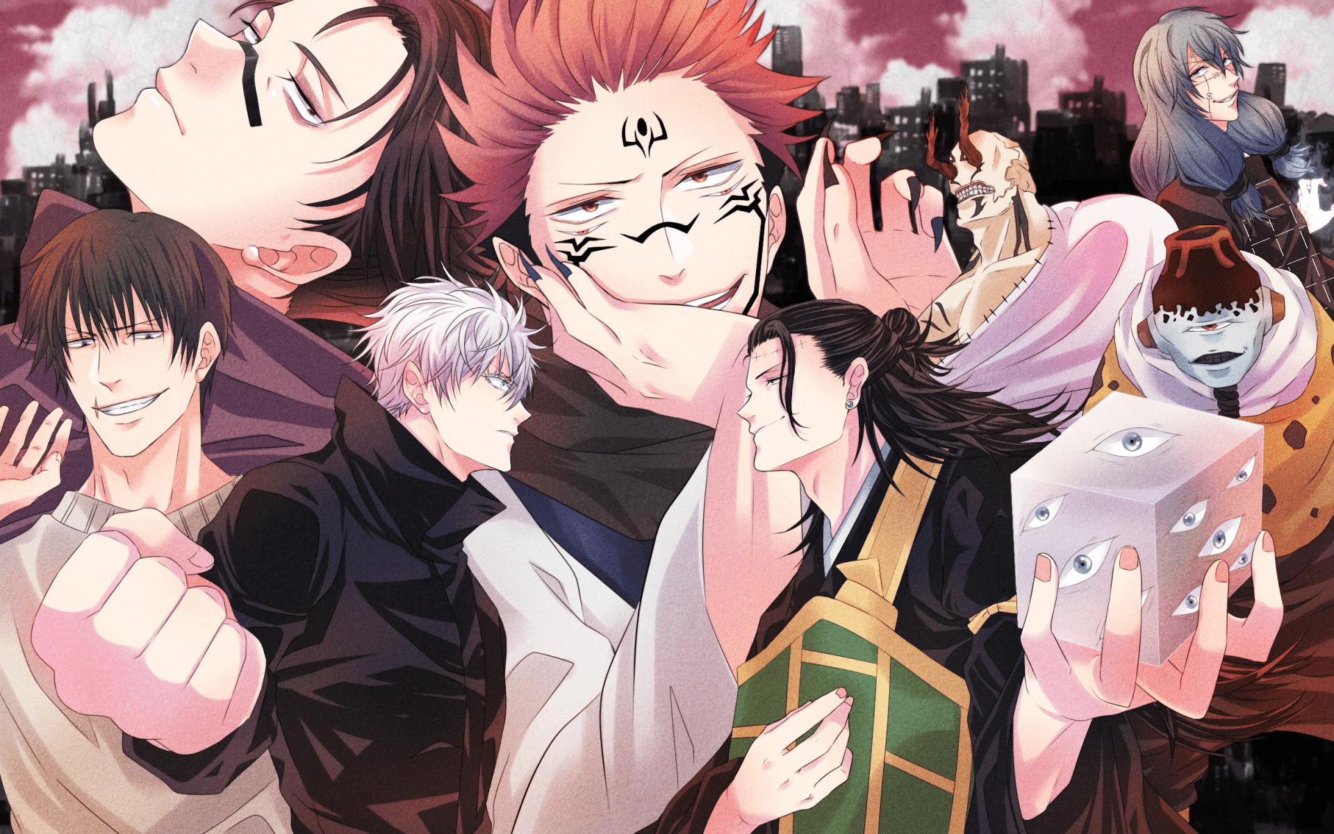 1920x1200 Jujutsu Kaisen Legends: Gojo, Geto & Cursed Spirits HD Wallpaper by ゆ～しんx1500