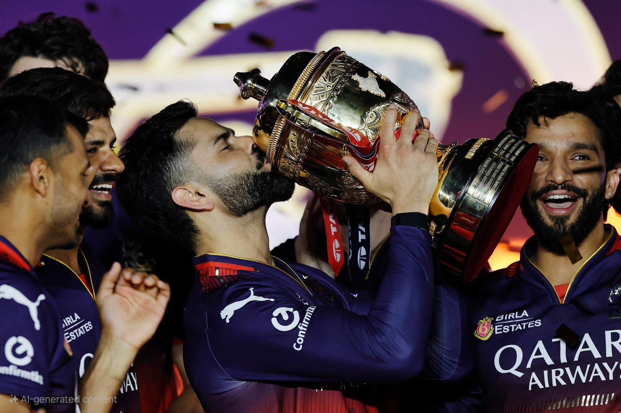2048x1364 RCB Trophy Wallpaper