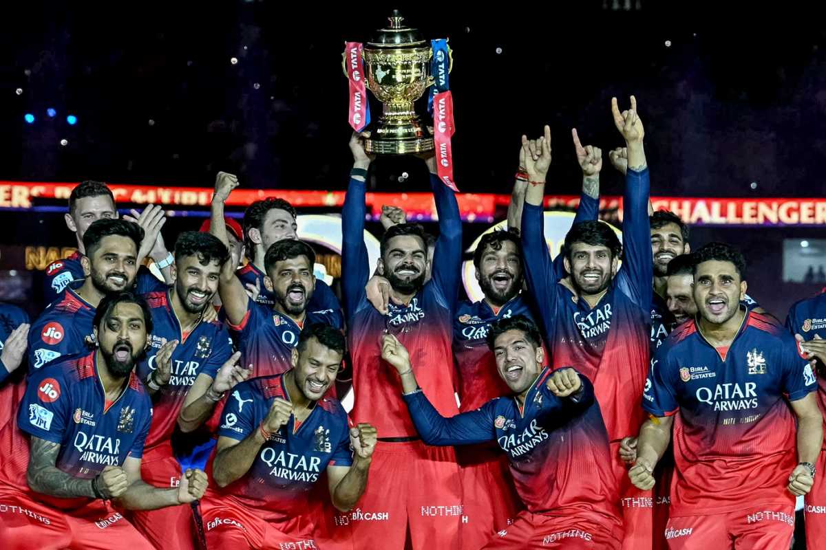 1200x800 RCB Trophy Wallpaper