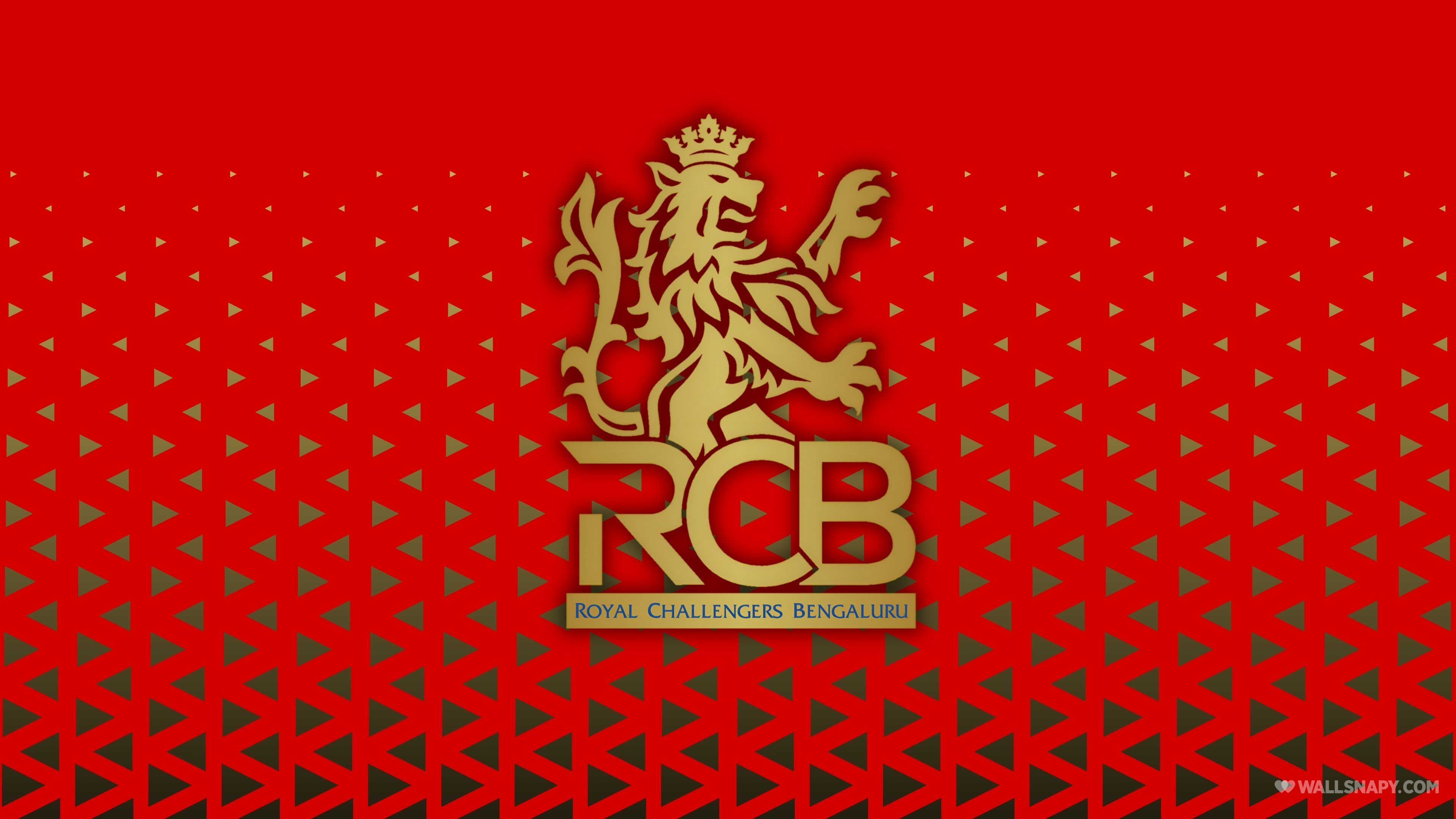 3840x2160 Rcb royal challengers bengaluru dark red amoled 4k pc wallpaper