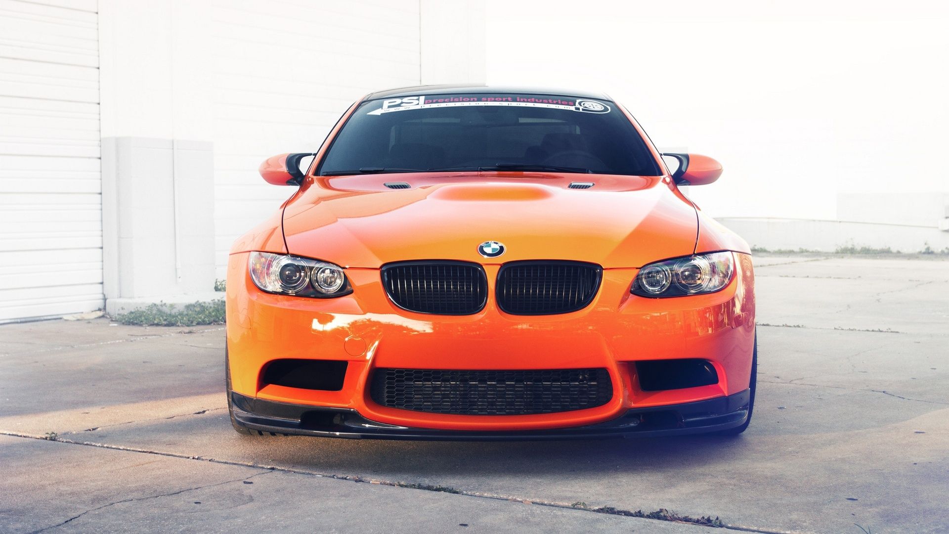 1920x1080 Wallpaper BMW M3 E92 orange car front view 1920x1200 Picture, Image