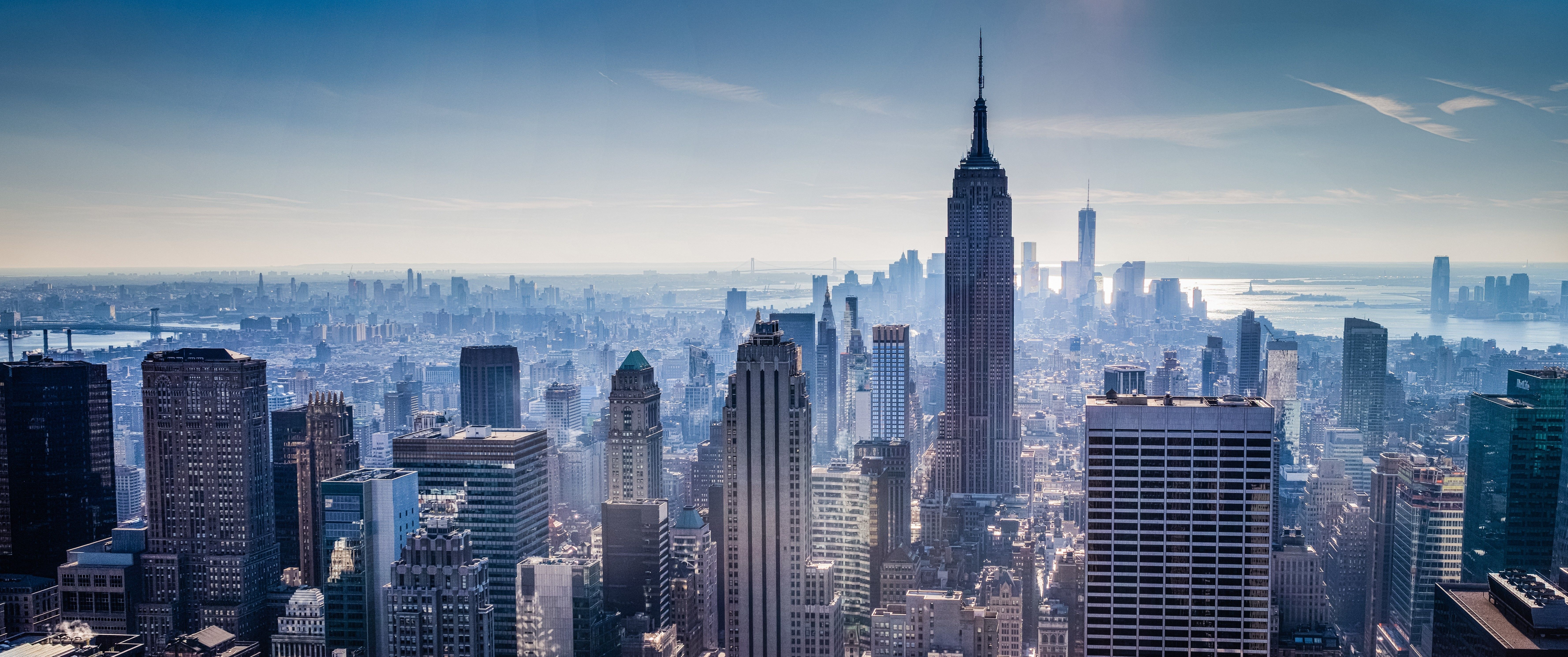 7112x2978 City 8k Wallpaper
