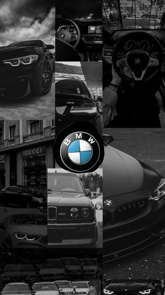 675x1200 BMW Black and White Collage. Cool car background, Bmw sports car, Bmw m series
