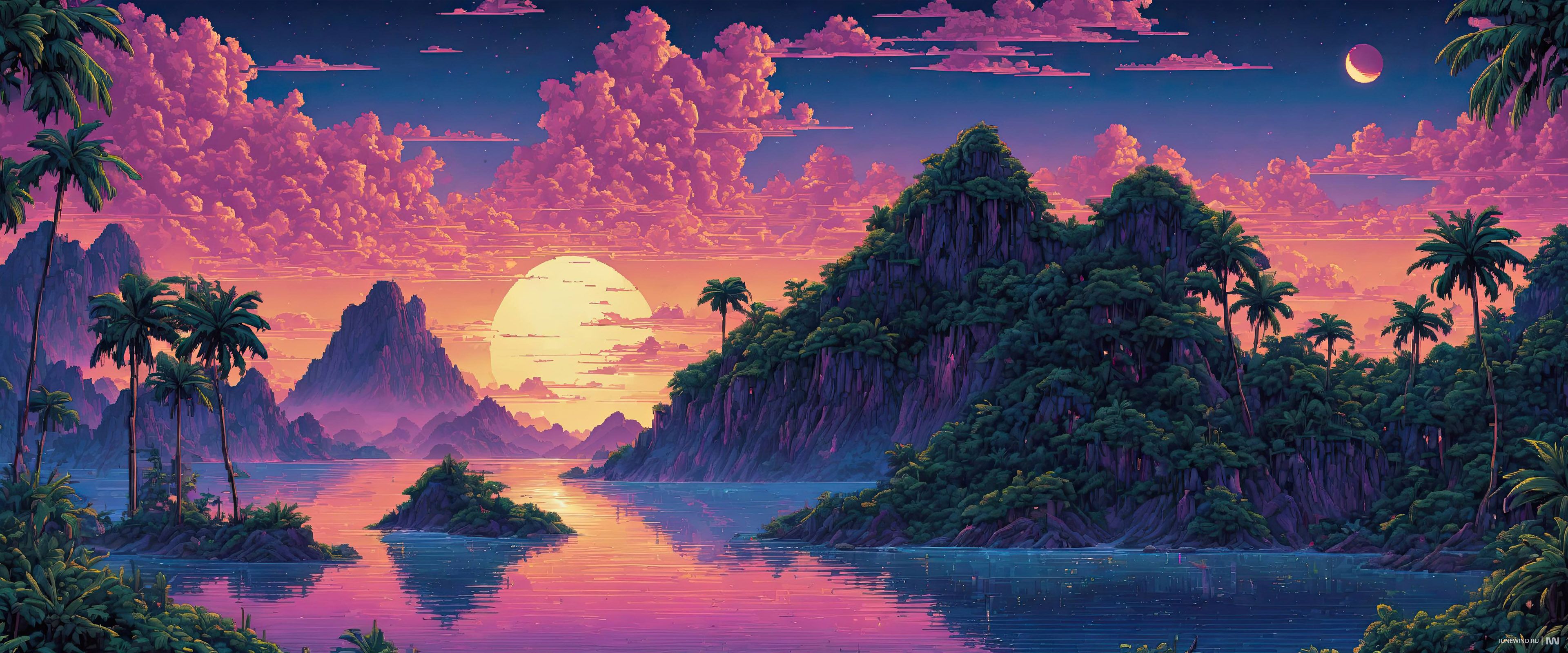 3840x1600 Pixel Tropic Ultra Wide