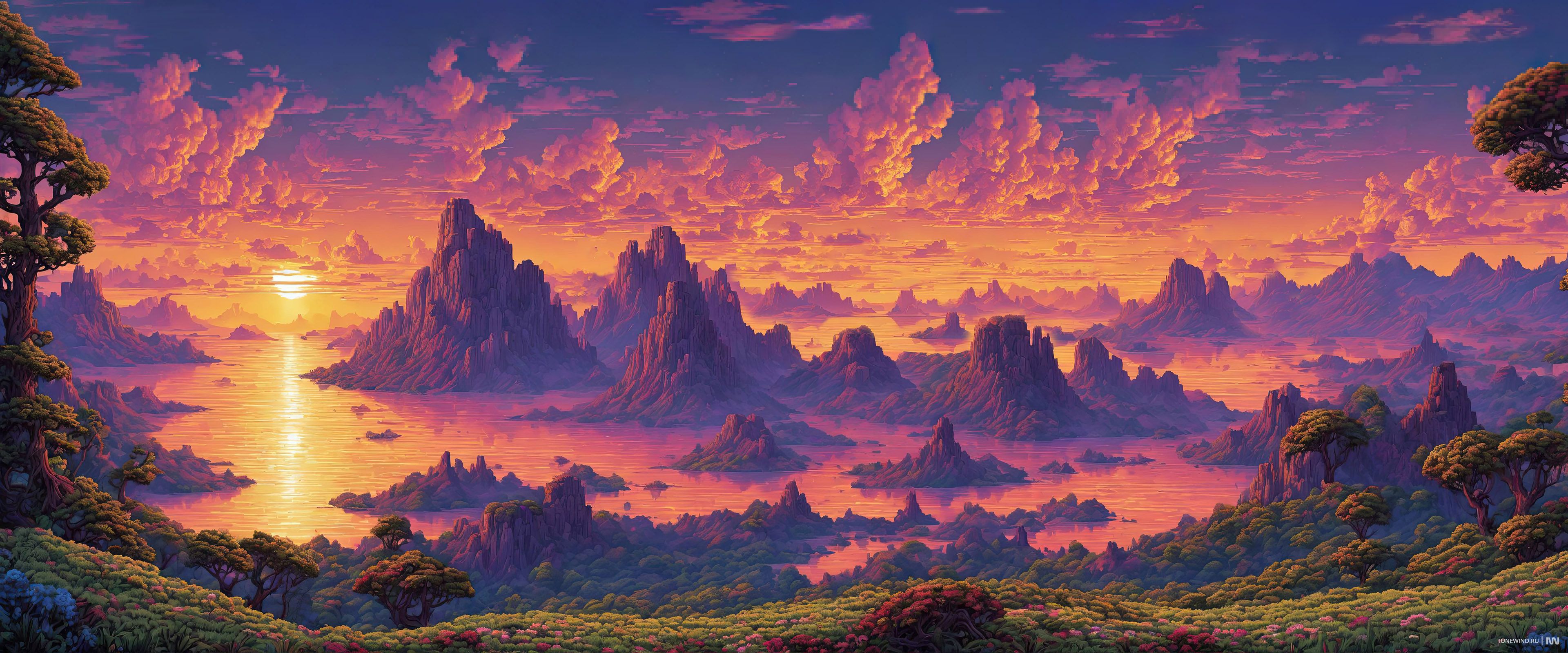 3840x1600 Pixel Tropic Ultra Wide