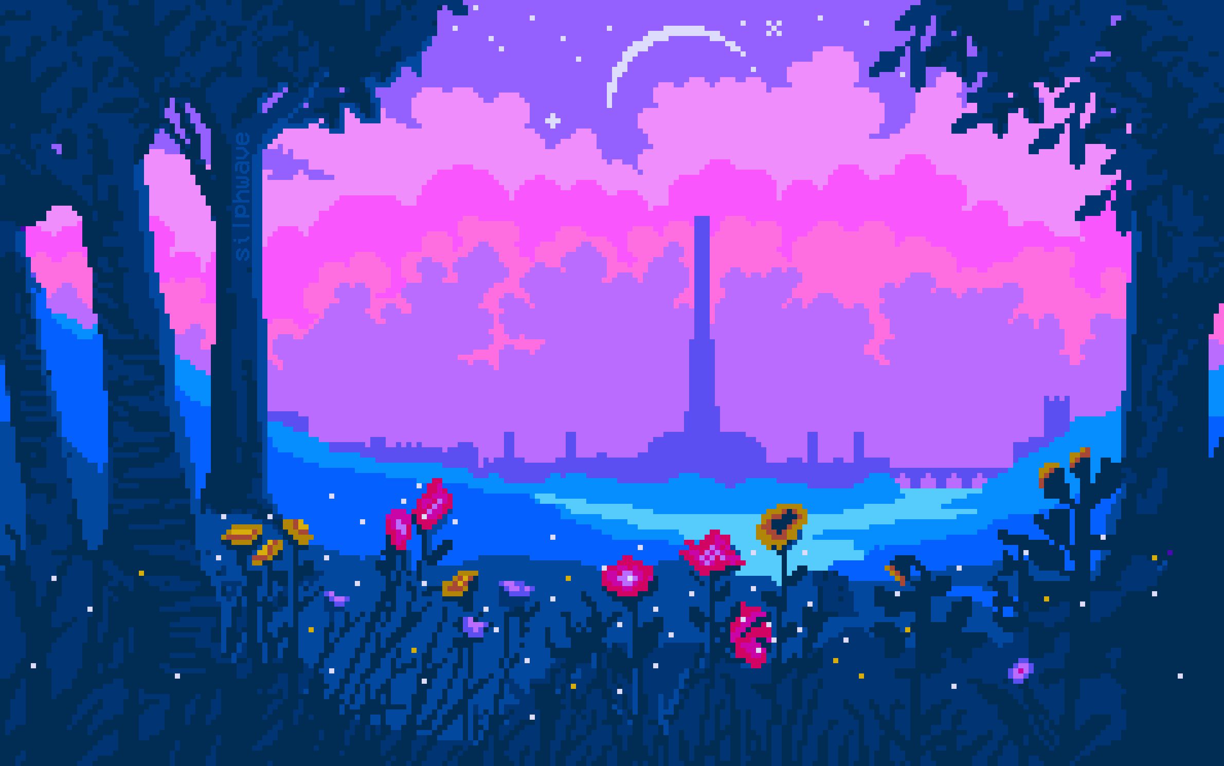 2380x1490 Free Pixel Art 4K Wallpaper & Desktop HD Background for PC