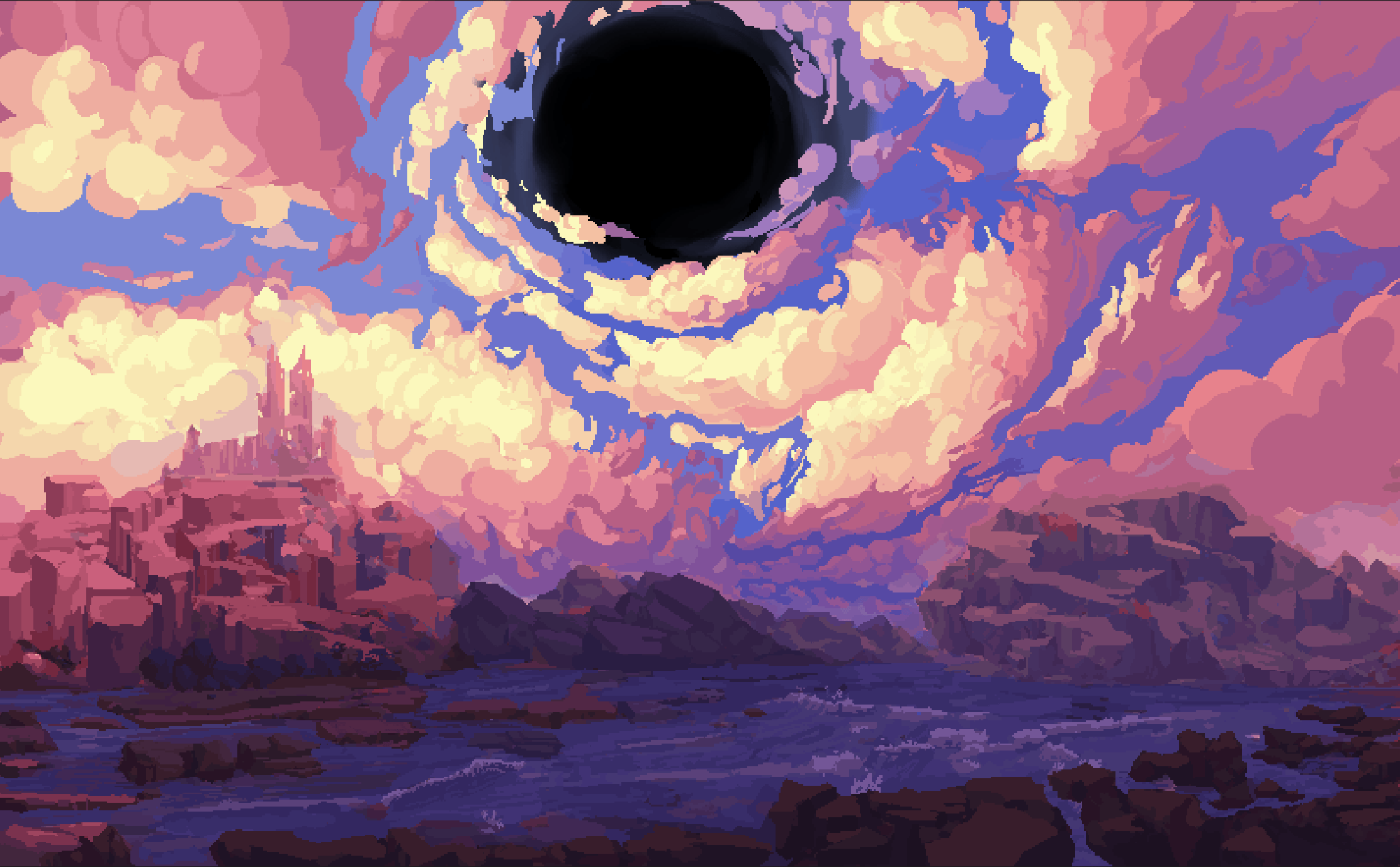 2224x1377 Pixel Art Wallpaper and Background: Free HD Download