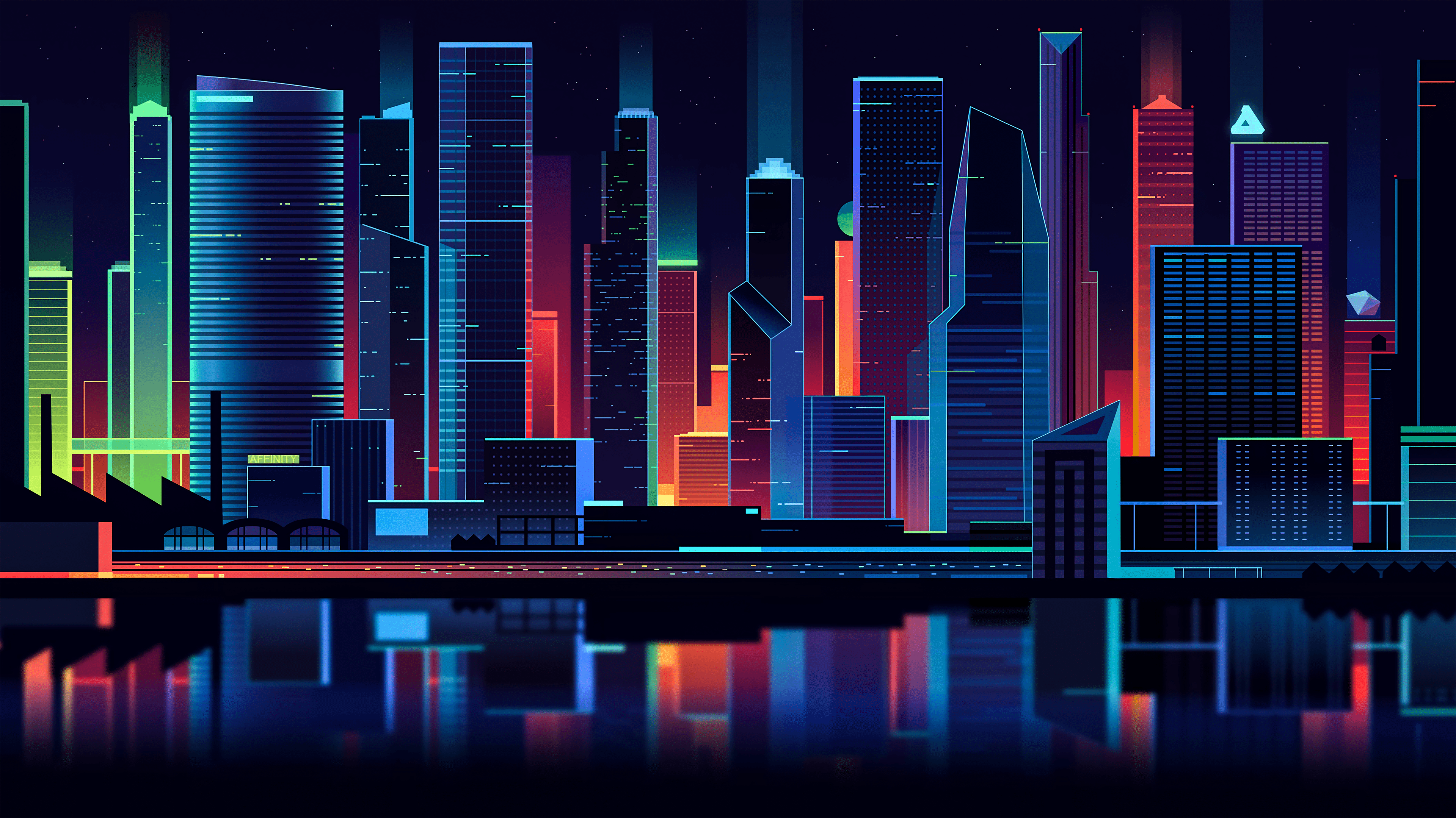 3840x2160 Affinity Skyline by Romain Trystram [3840x2160]