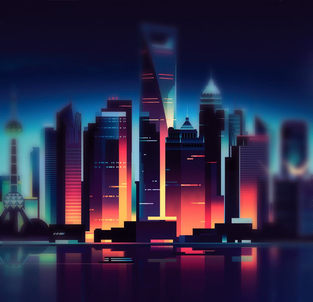 1000x964 Sublime Cityscape Illustrations