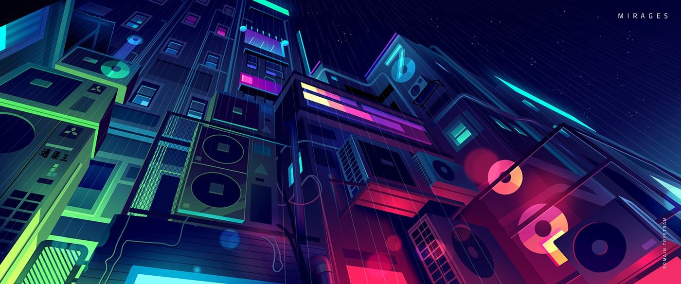 1400x584 Mirages, the city of the future according to illustrator Romain Trystram