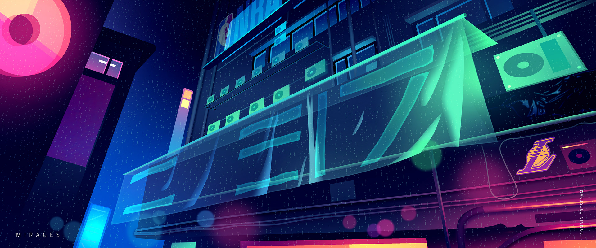 1920x801 Mirages, the city of the future according to illustrator Romain Trystram