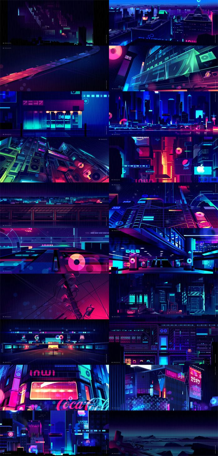 696x1452 Mirages of Nocturnal Cityscapes