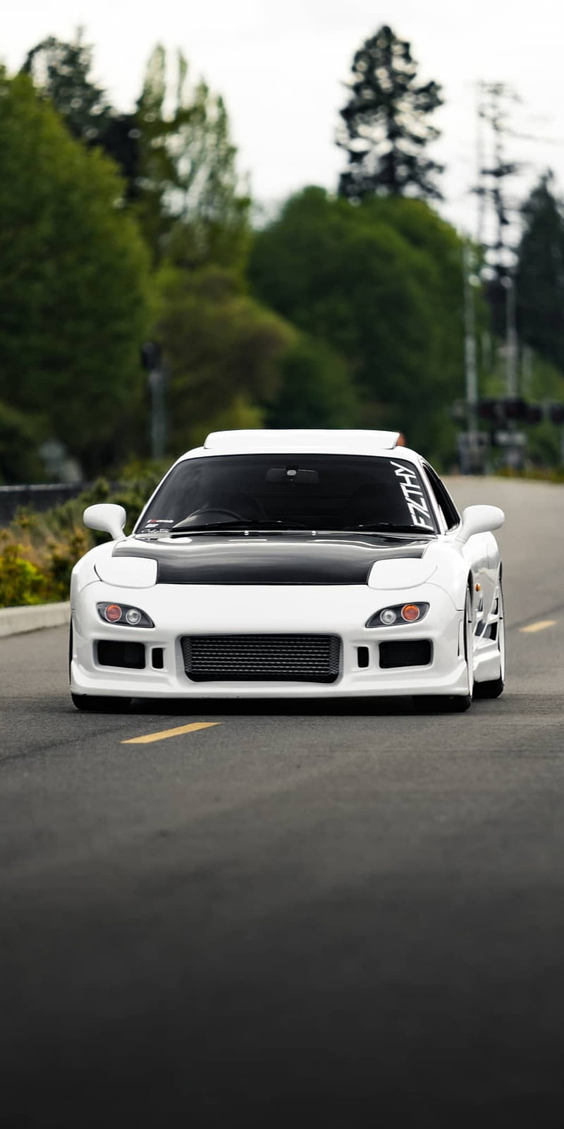 800x1600 Mazda RX- auto, car, carros, jdm, graphy, rx slammed, stance, tune, HD phone wallpaper