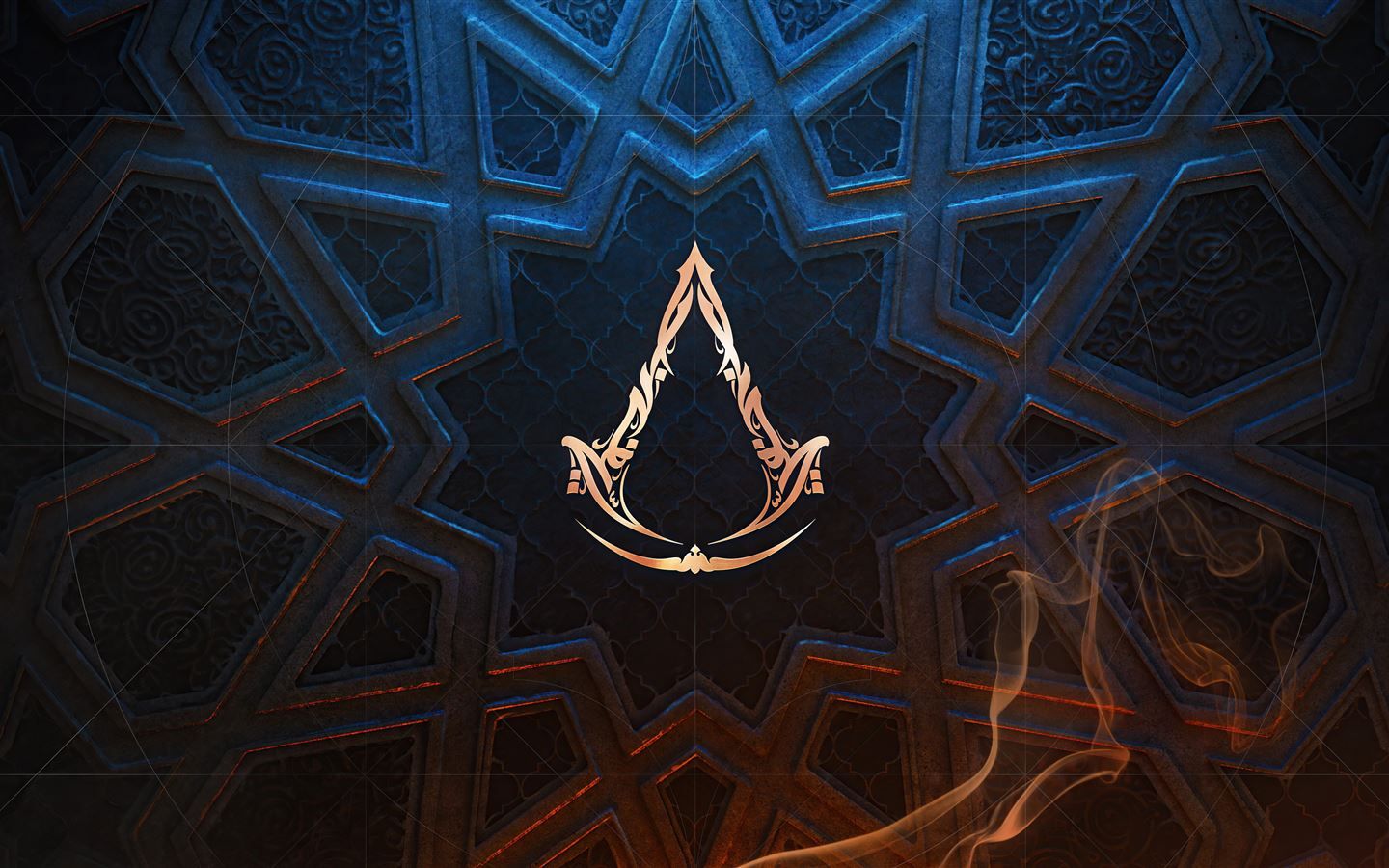 1440x900 assassins creed mirage logo iMac Wallpaper Download