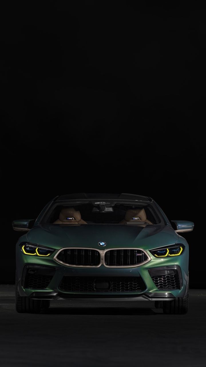 720x1280 Green BMW Concept Car in Dark Room. Green car wallpaper ideas, Dark green car wallpaper, Bmw m8 iphone wallpaper