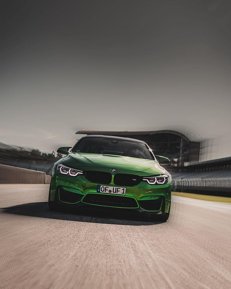 800x1000 BMW M car, coupe, f green, m power, race track, vehicle, HD phone wallpaper