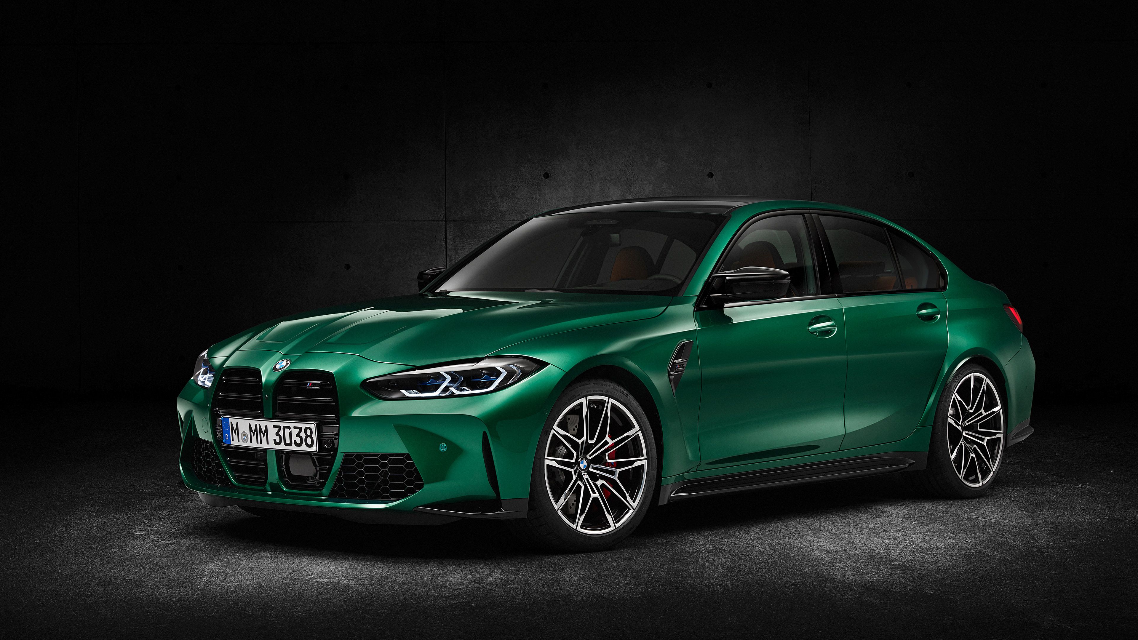 3840x2160 Download Green Car Car BMW BMW M3 Vehicle BMW M3 Competition 4k Ultra HD Wallpaperx2160