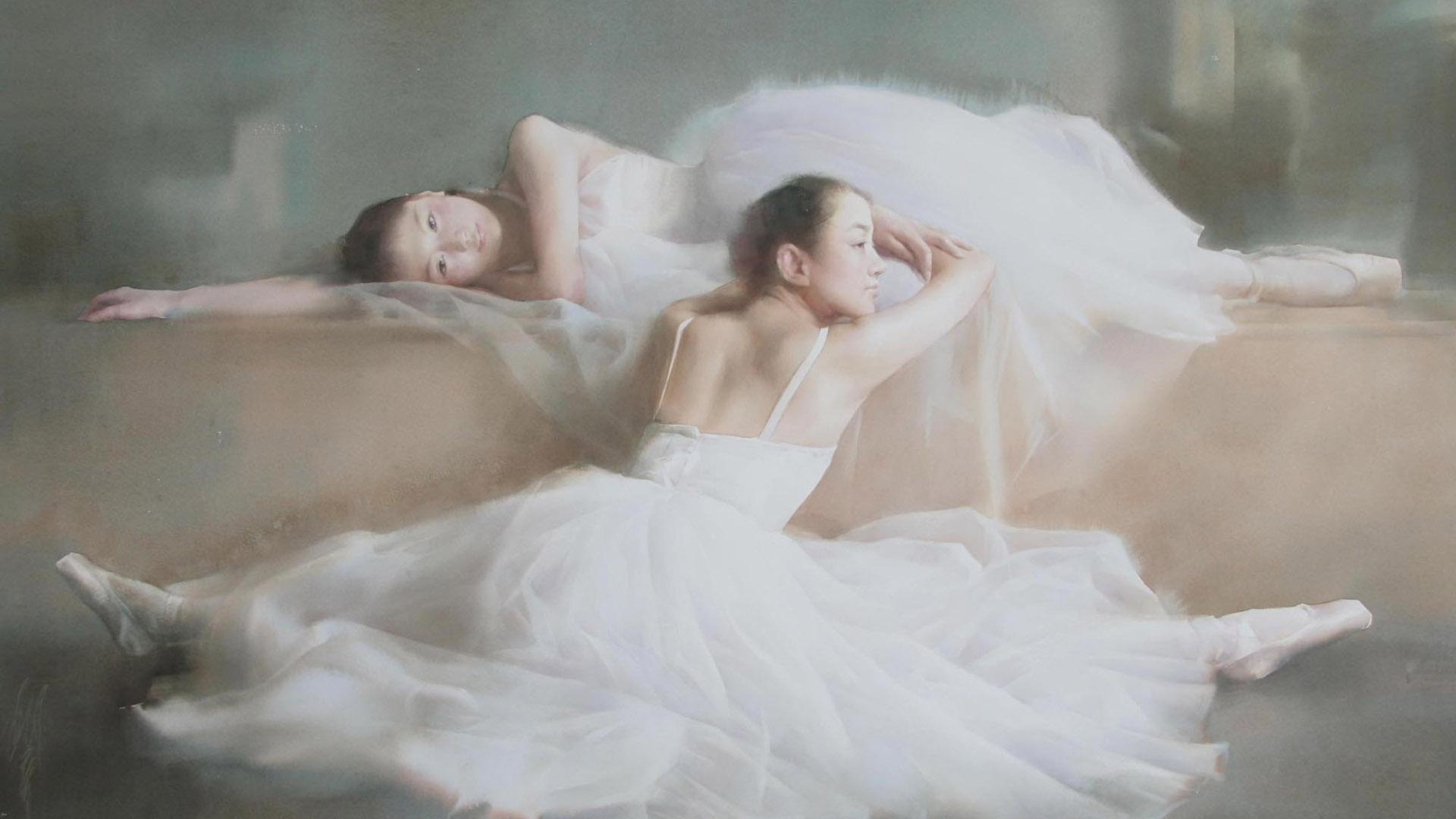 1920x1080 Dance art. Ballet. Wallpaper for Android