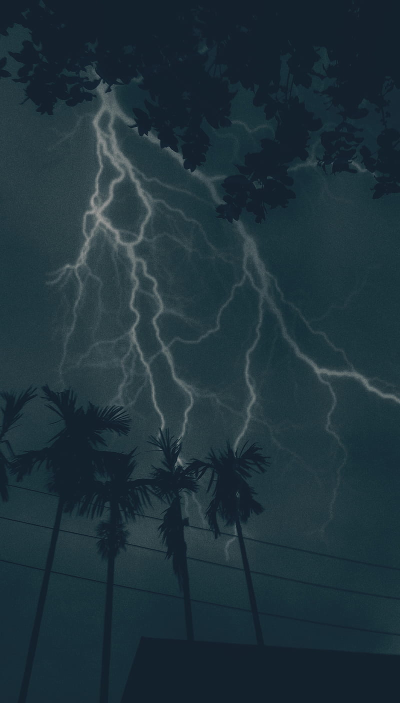 800x1406 Thunderstorms, black, dark, rain, rainy day, thunderstorm, HD phone wallpaper