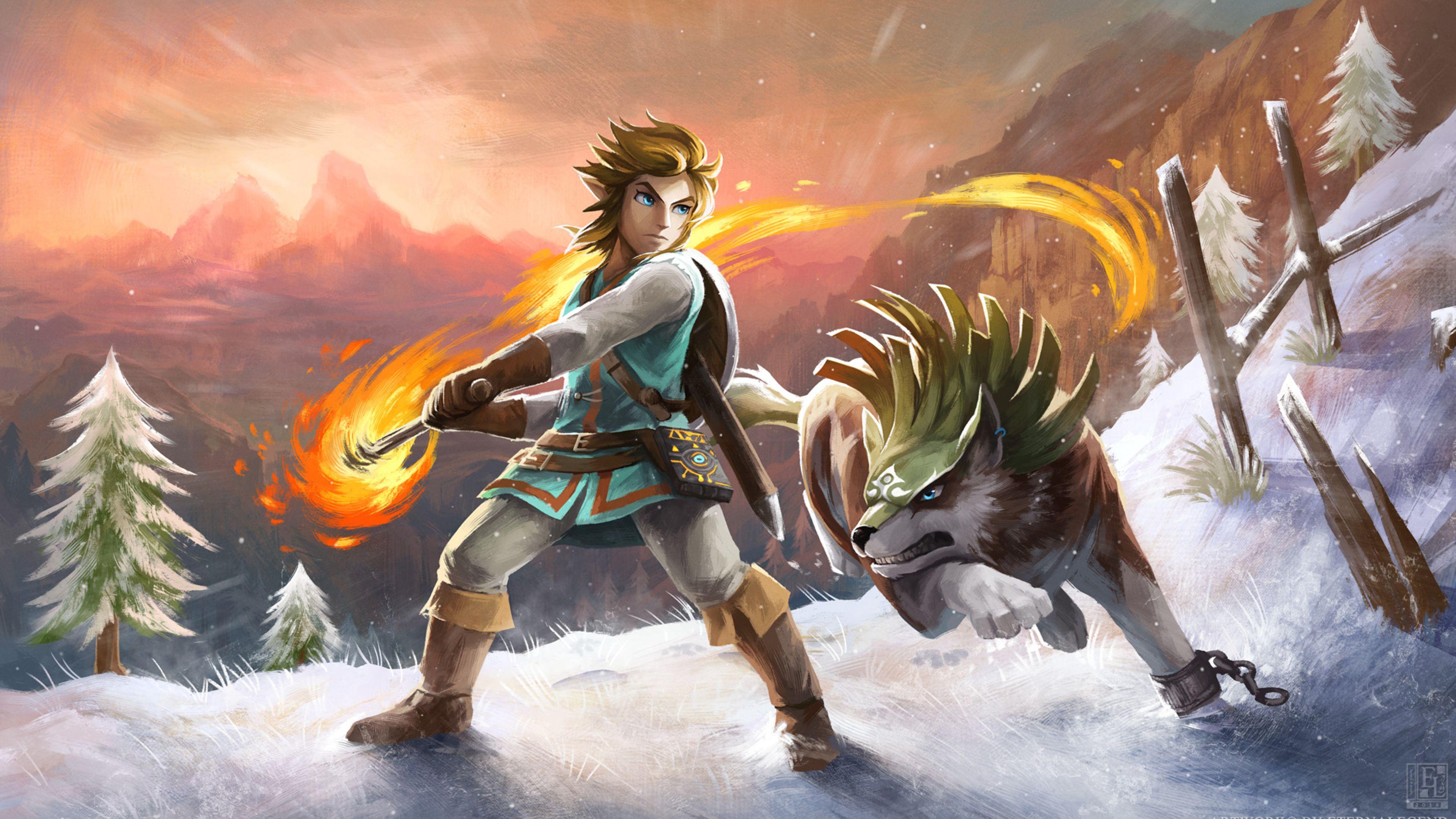3840x2160 Wallpaper 4 K Zelda Breath Of The Wild