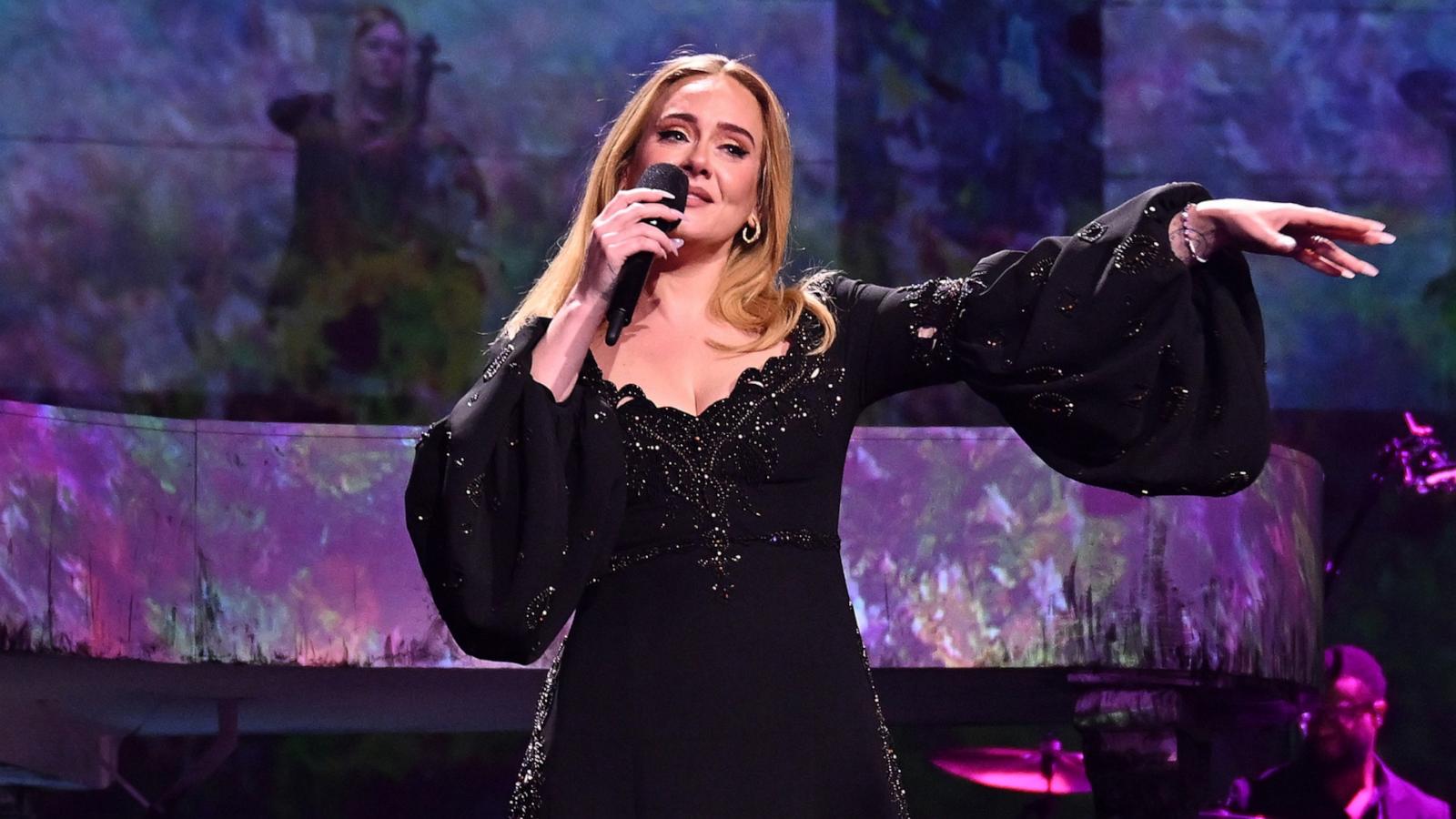 1600x900 Adele cries at final Las Vegas residency show, thanking her son, Rich Paul and Celine Dion