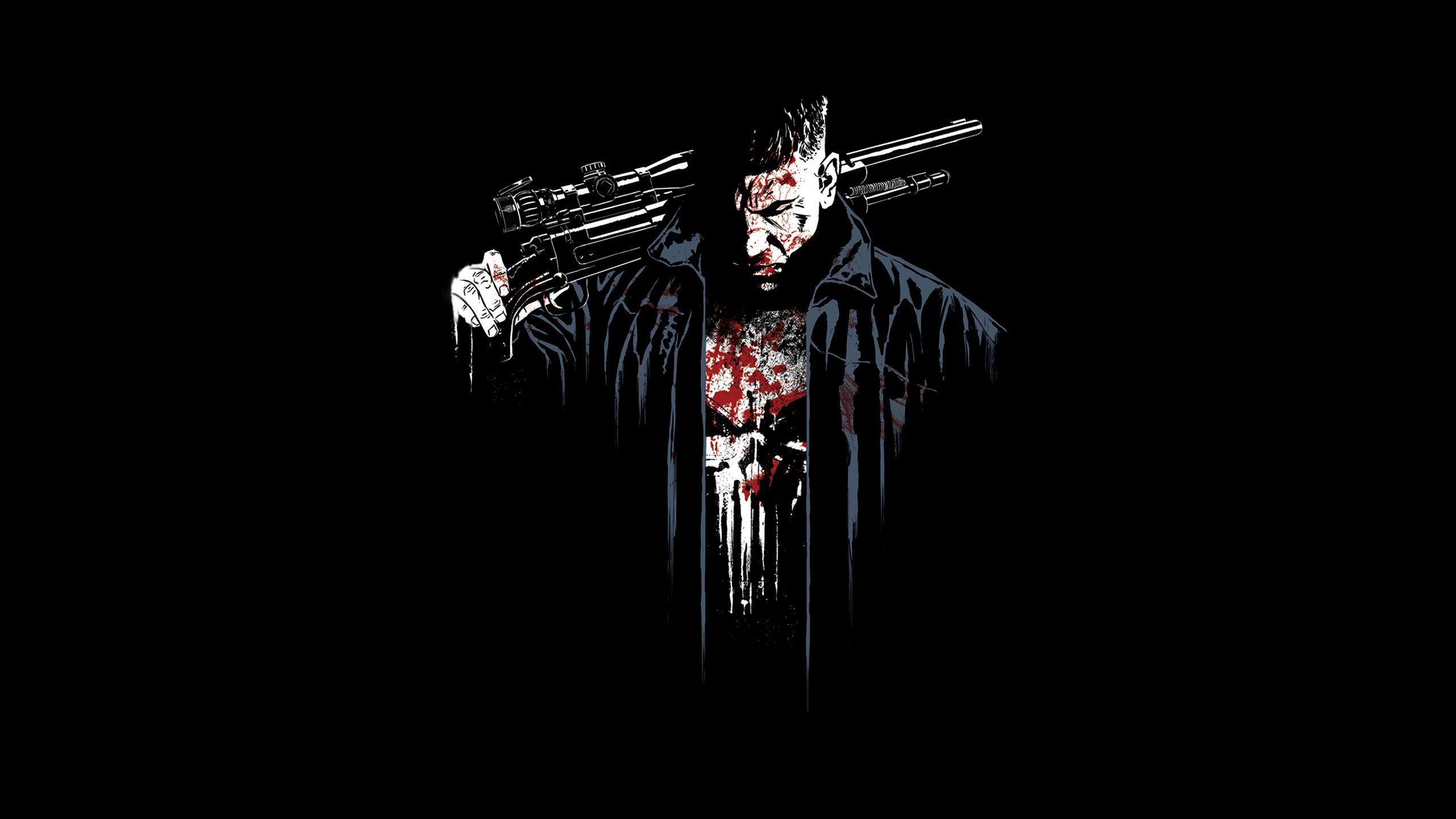 2560x1440 Free The Punisher 4K Wallpaper & Desktop HD Background for PC
