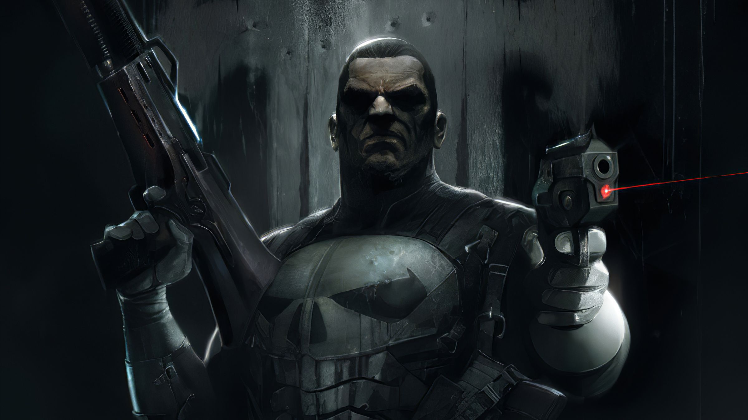 2400x1350 Punisher HD: Frank Castle Comic Vigilante Wallpaperx1350