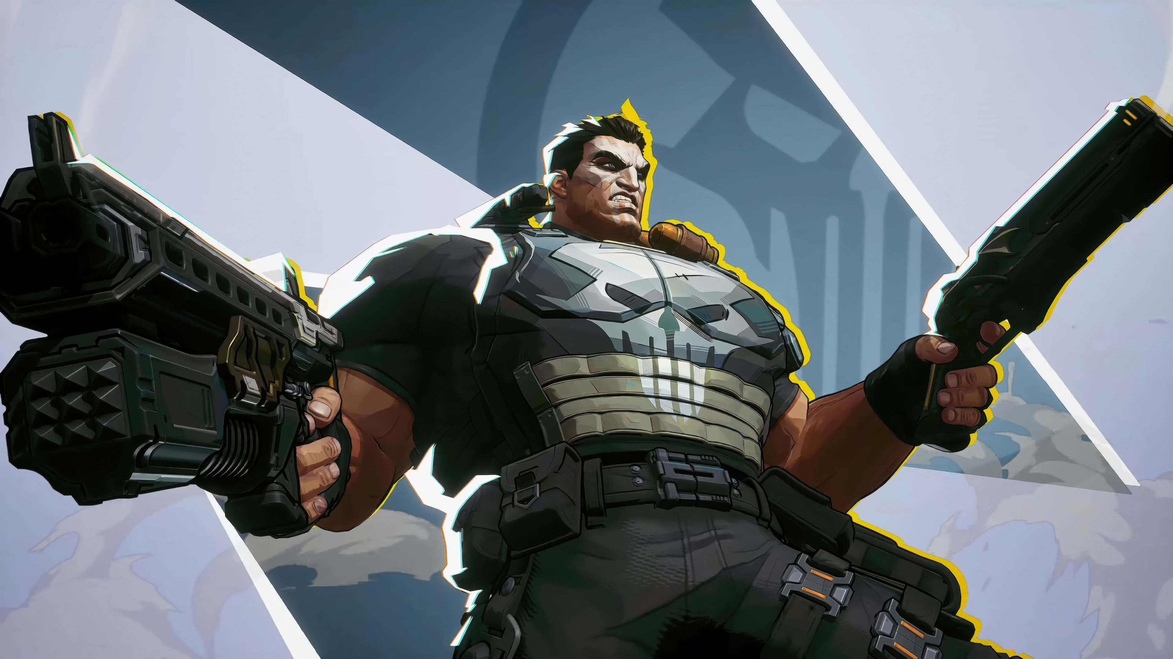 3840x2160 Punisher Marvel Rivals MVP Wallpaper 4K HD PC